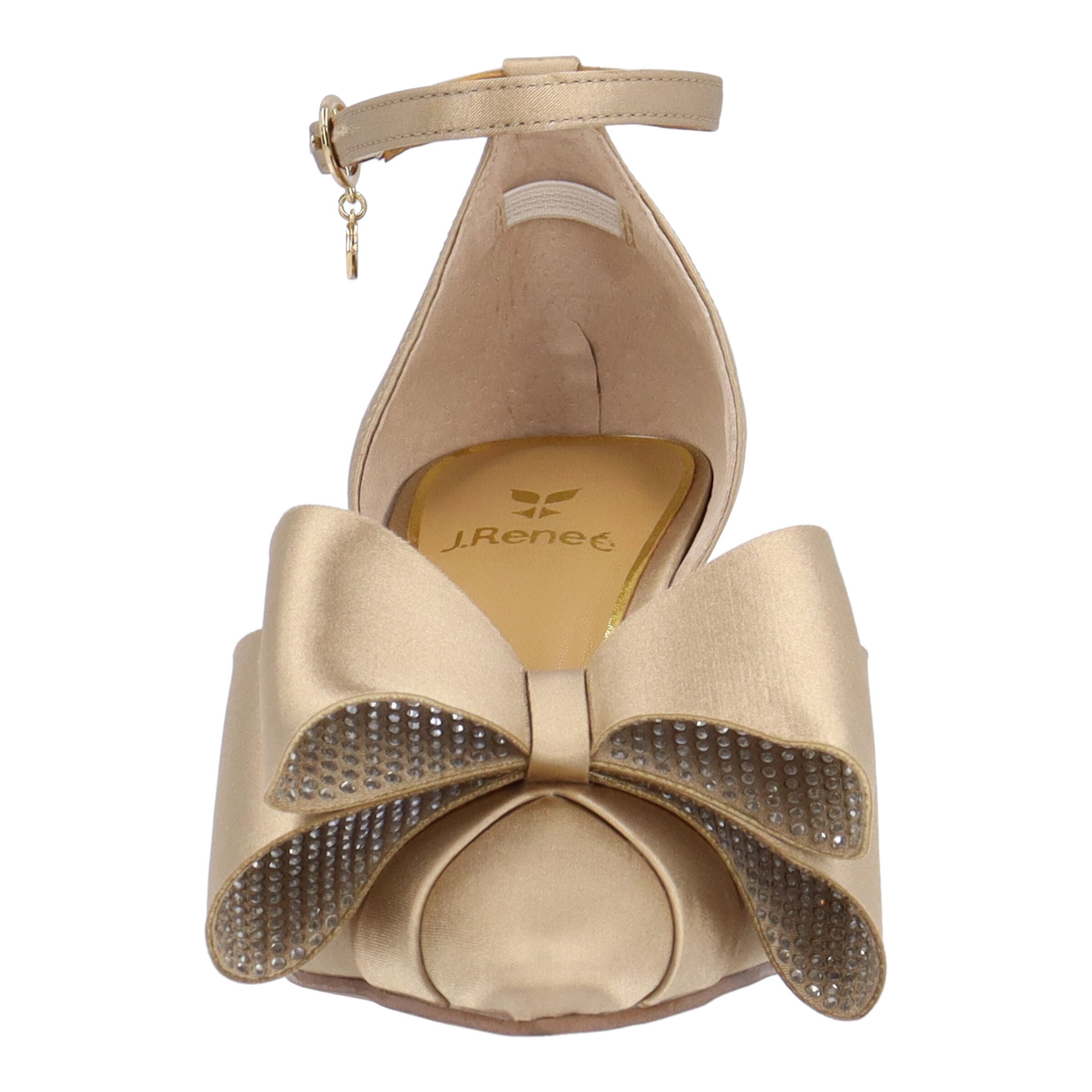 Pammie Ankle Strap Pump, BEIGE, alternate image number 2