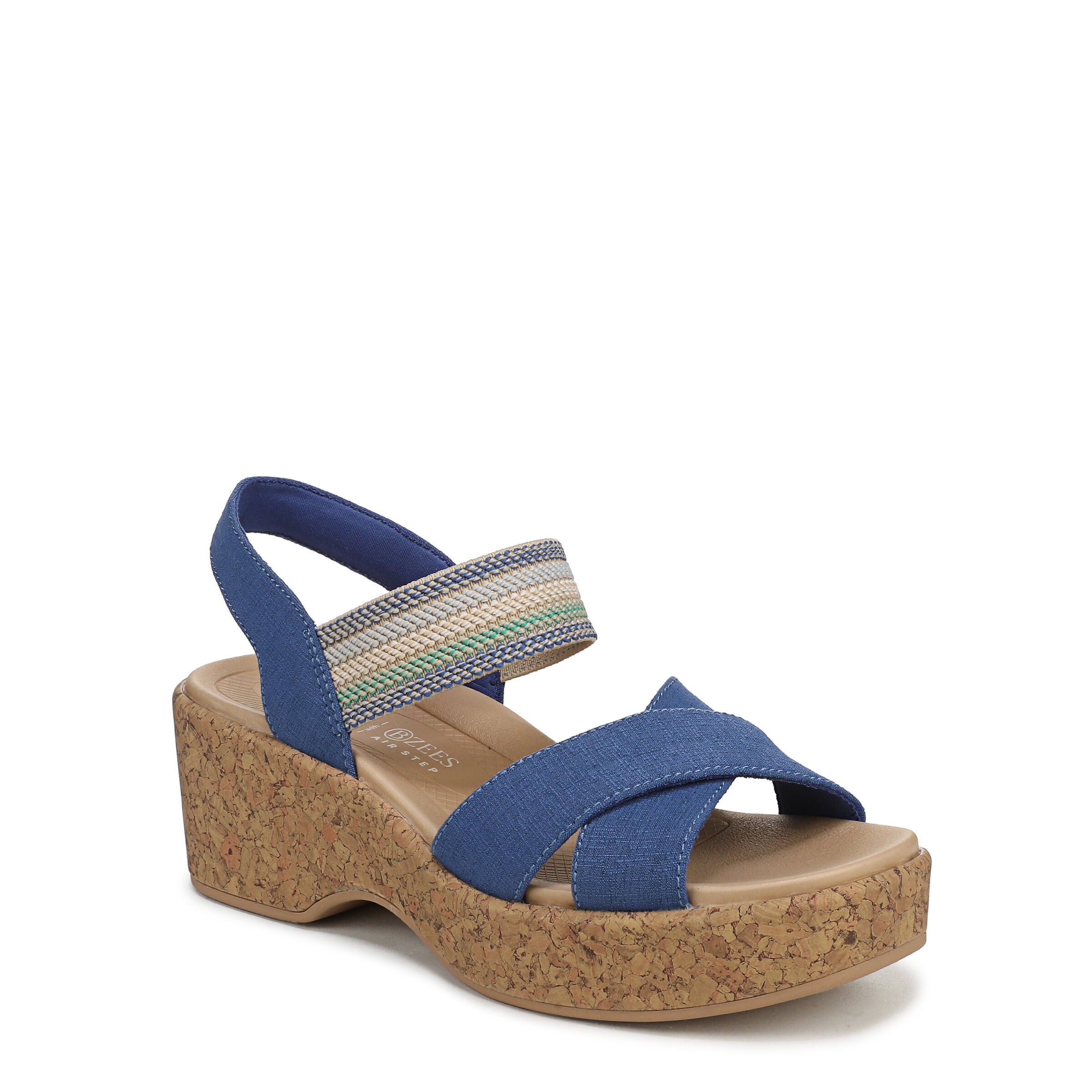 Verity Platform Sandal, DEJA VU BLUE, hi-res image number 0