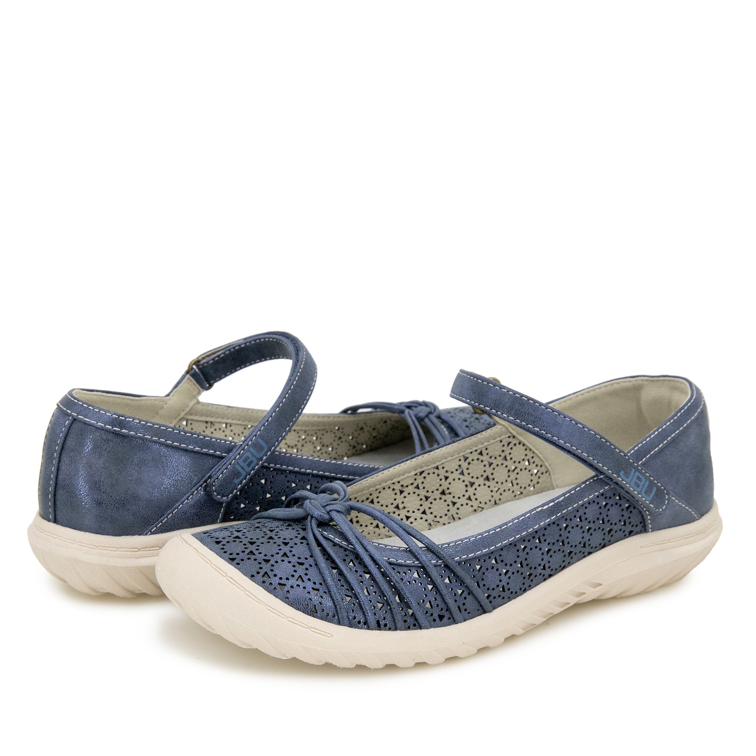 Ramy Flat, NAVY SHIMMER, alternate image number 7