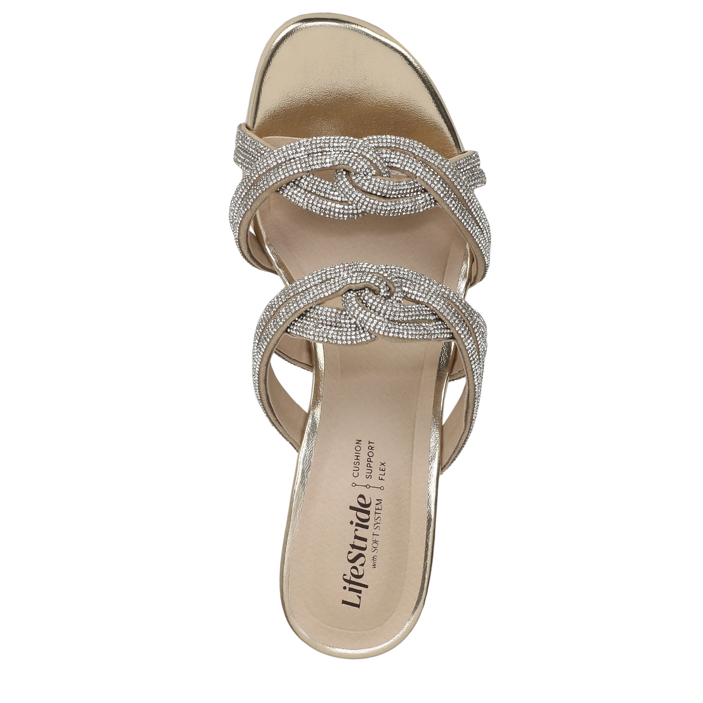 Night Out Dress Sandal, GOLD, alternate image number 6