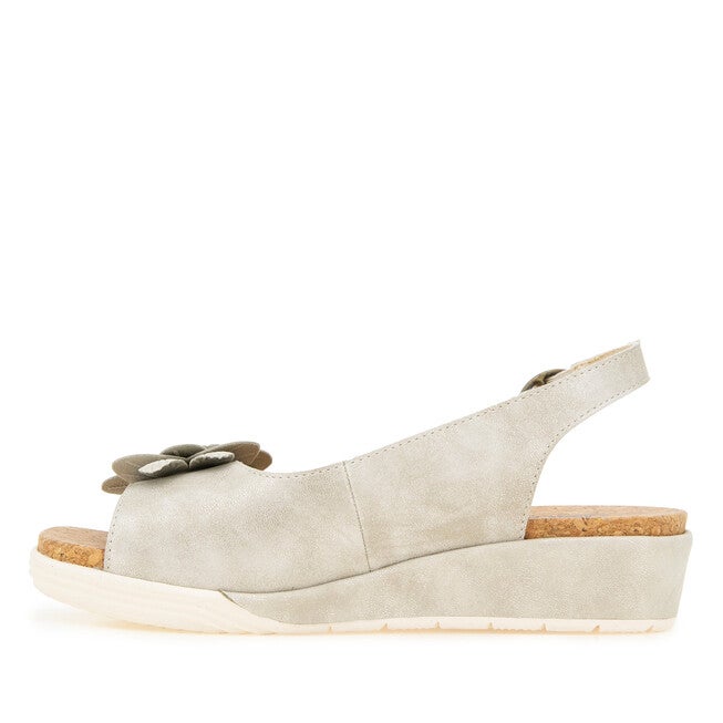 Rosetta Wedge, CREAM SHIMMER, alternate image number null
