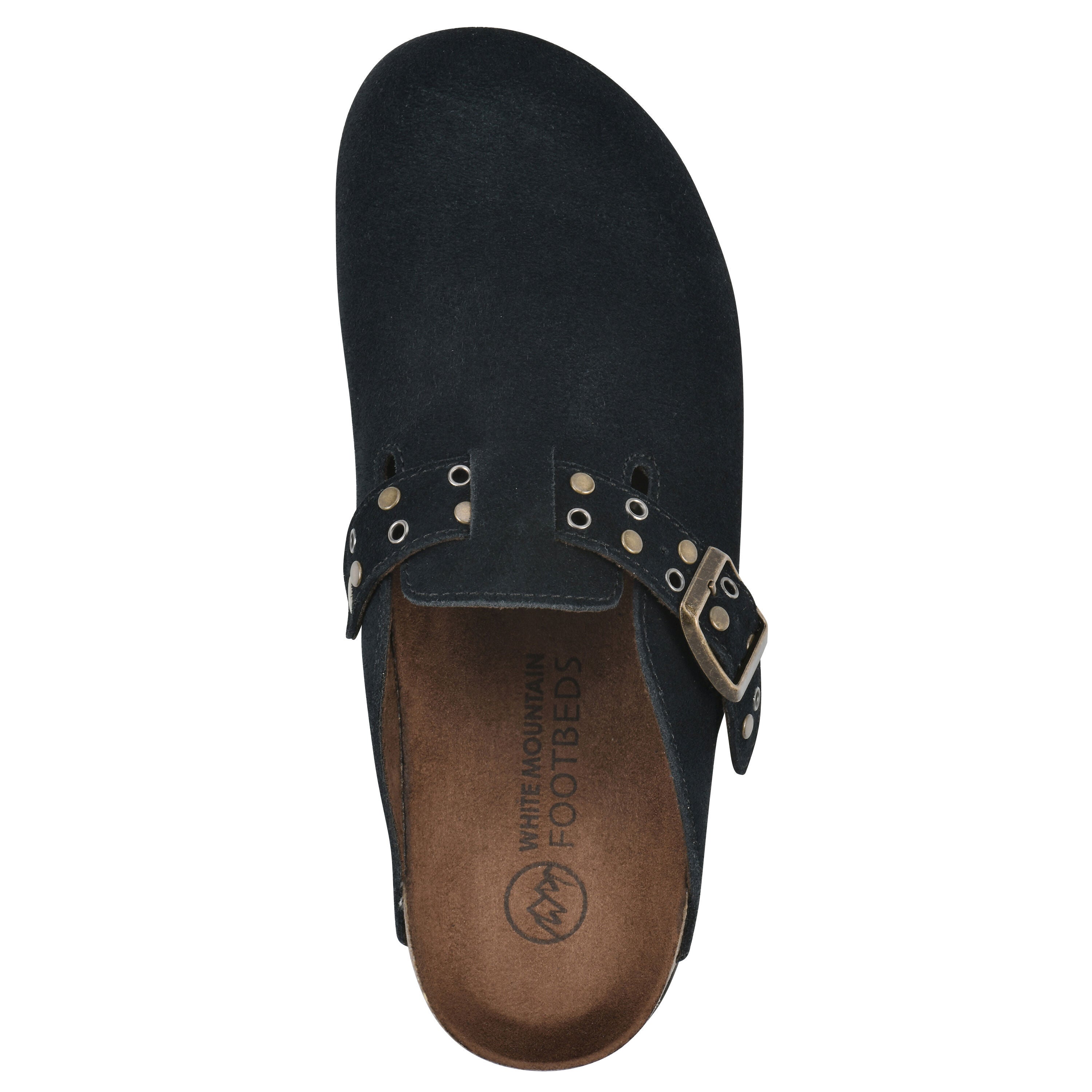 Benben Footbeds Clog, BLACK SUEDE, alternate image number 4