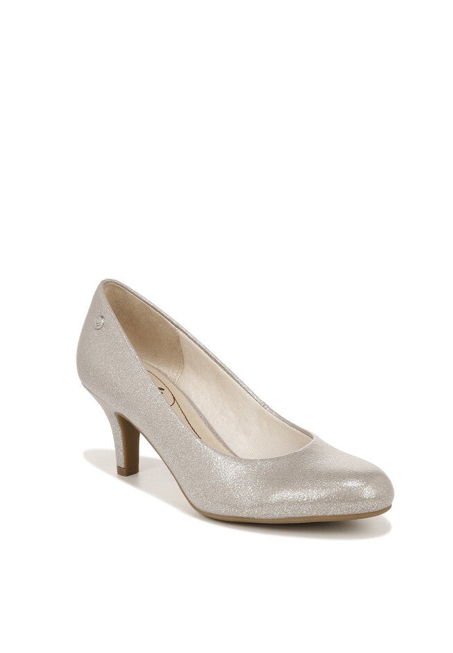 Parigi Pump, GOLD FAUX LEATHER, hi-res image number 0
