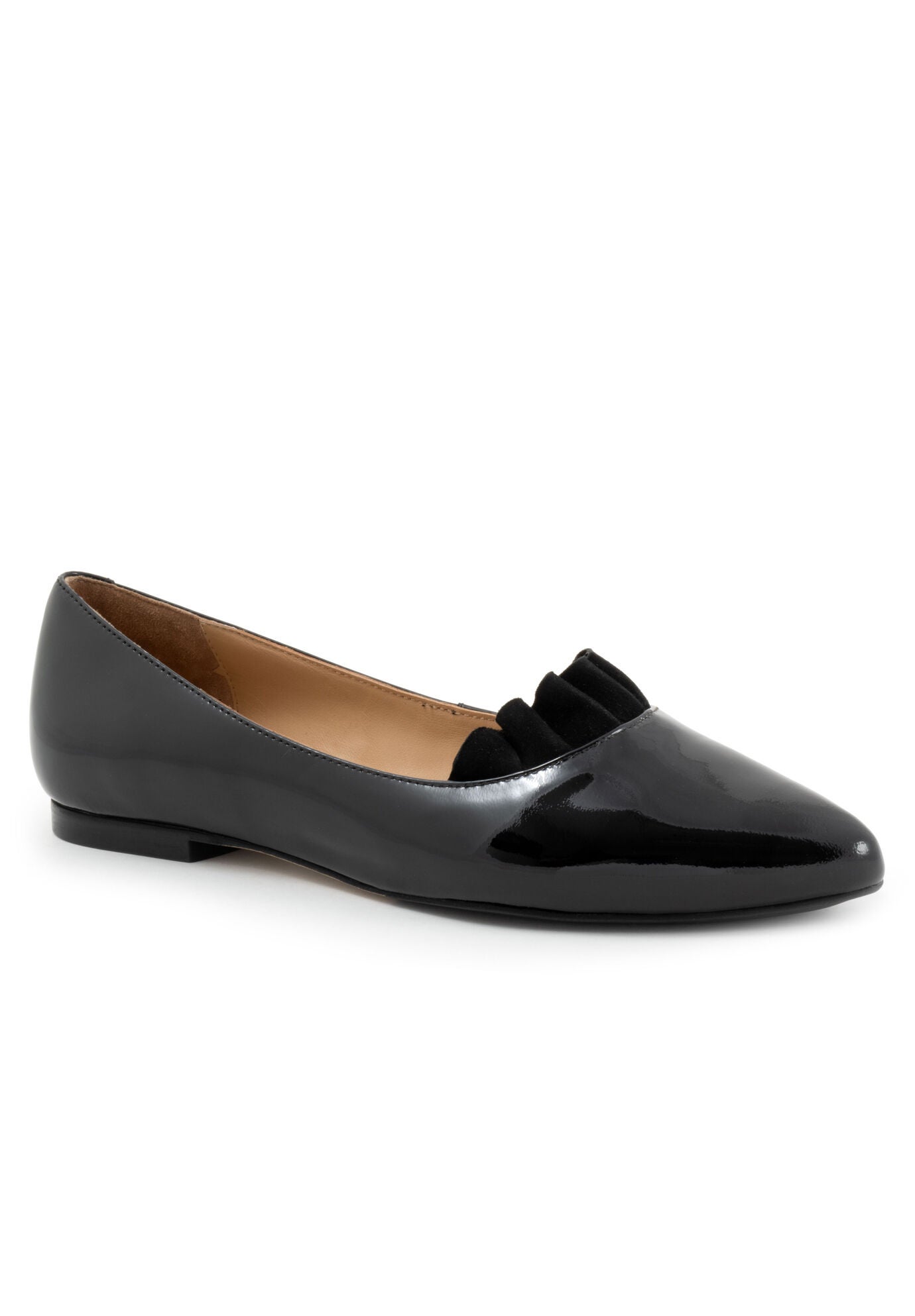 Elsie Casual Flat, BLACK PATENT, hi-res image number 0