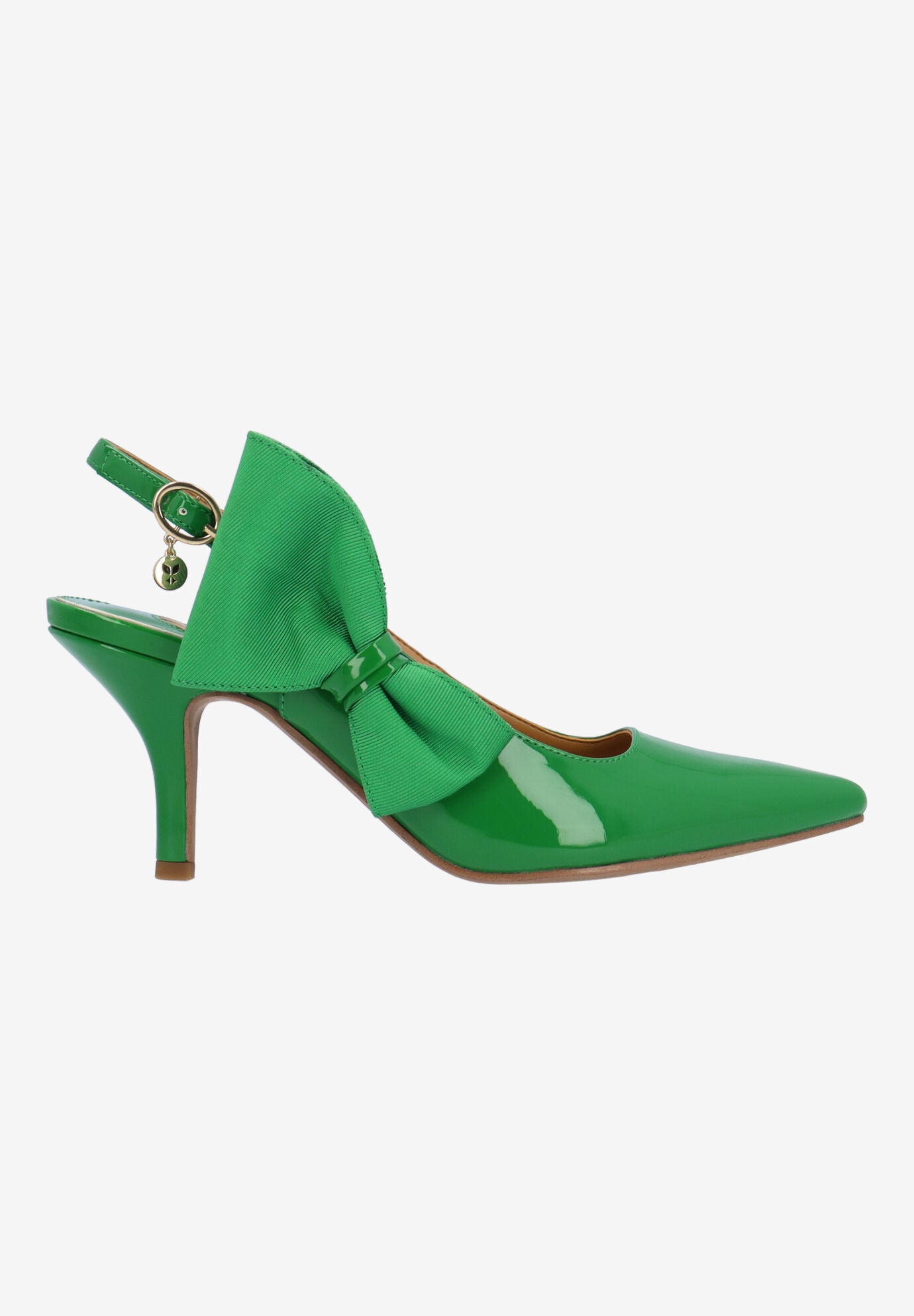 Rowin Slingback Pump, GREEN, alternate image number 4