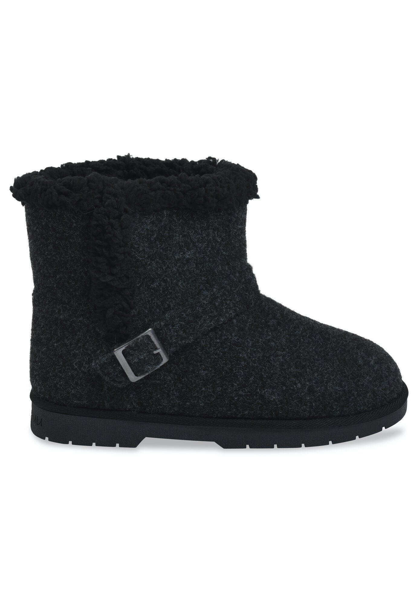 Faux Wool Ankle Boot, , alternate image number 2