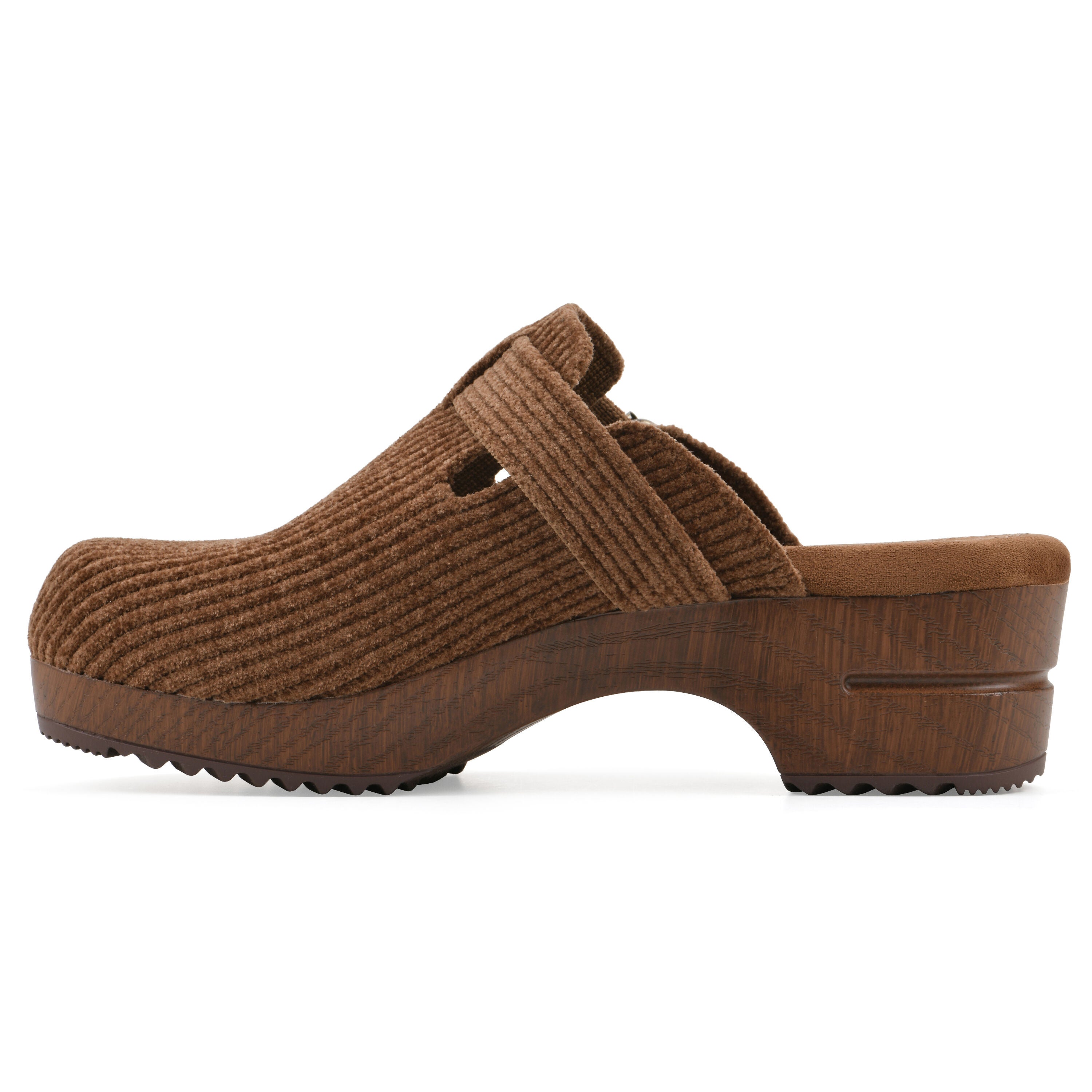 Bistros Platform Clog, PECAN FABRIC, alternate image number 3