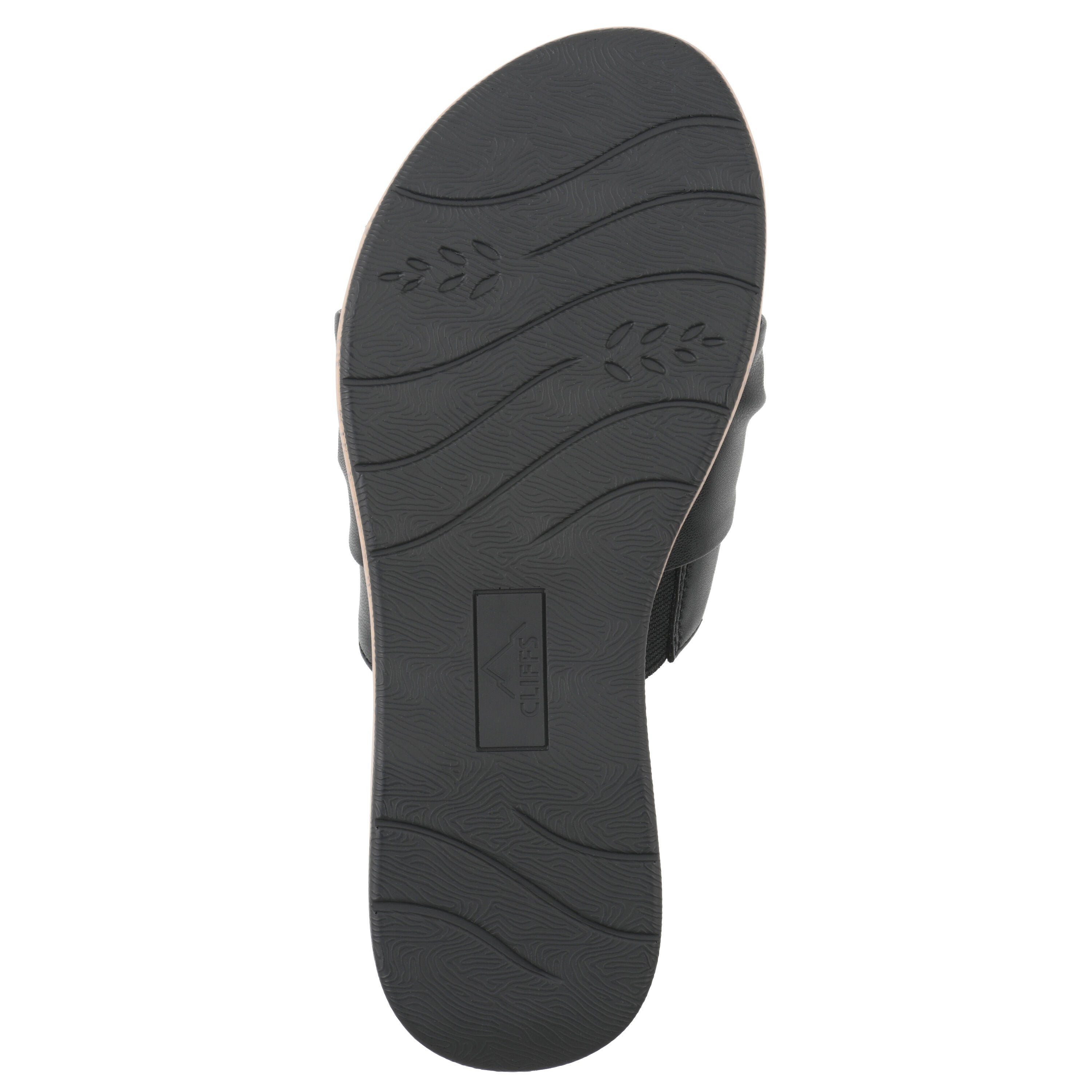 Bonelle Slide Sandal, BLACK SMOOTH, alternate image number 5