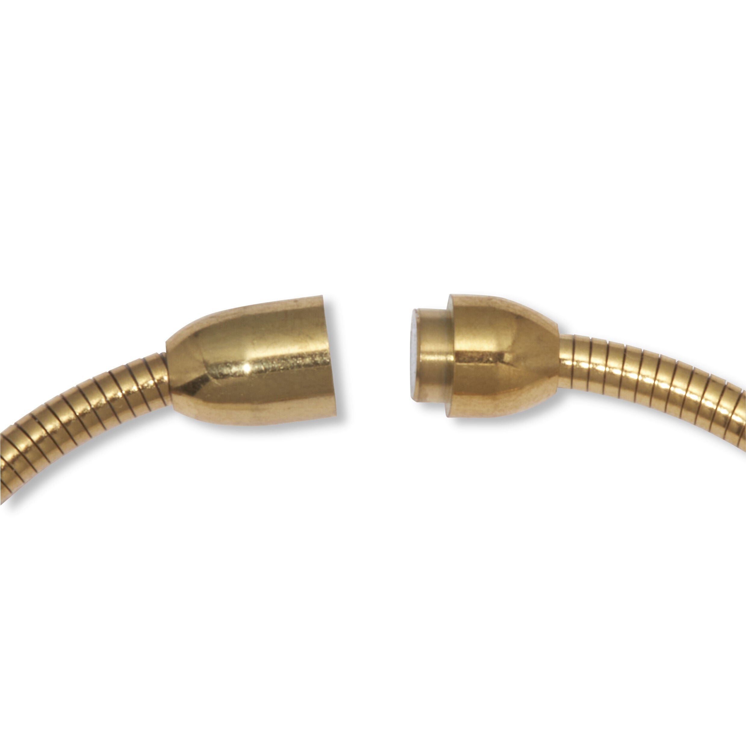 Round Crystal Gold Ion-Plated Stainless Steel Cross Charm Bracelet Set 7-inch, WHITE, alternate image number 3