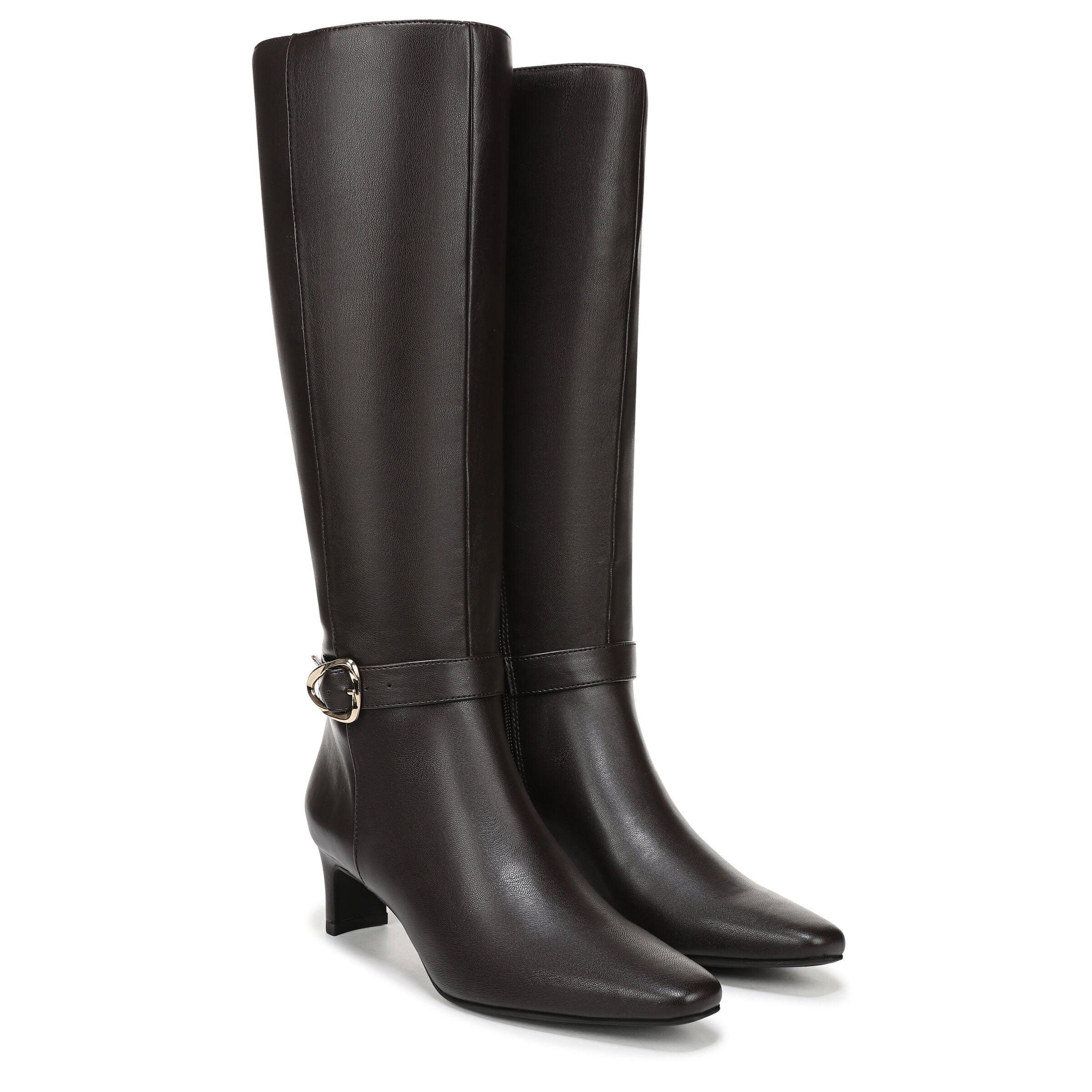 Faris Knee High Boot, DARK CHOCOLATE, alternate image number 2