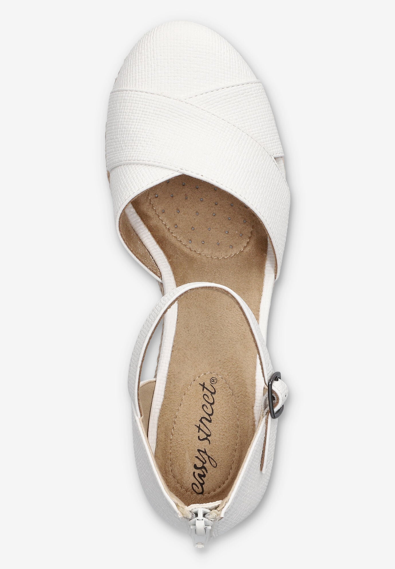 Coast Espadrille Wedge, WHITE LINEN, alternate image number 6