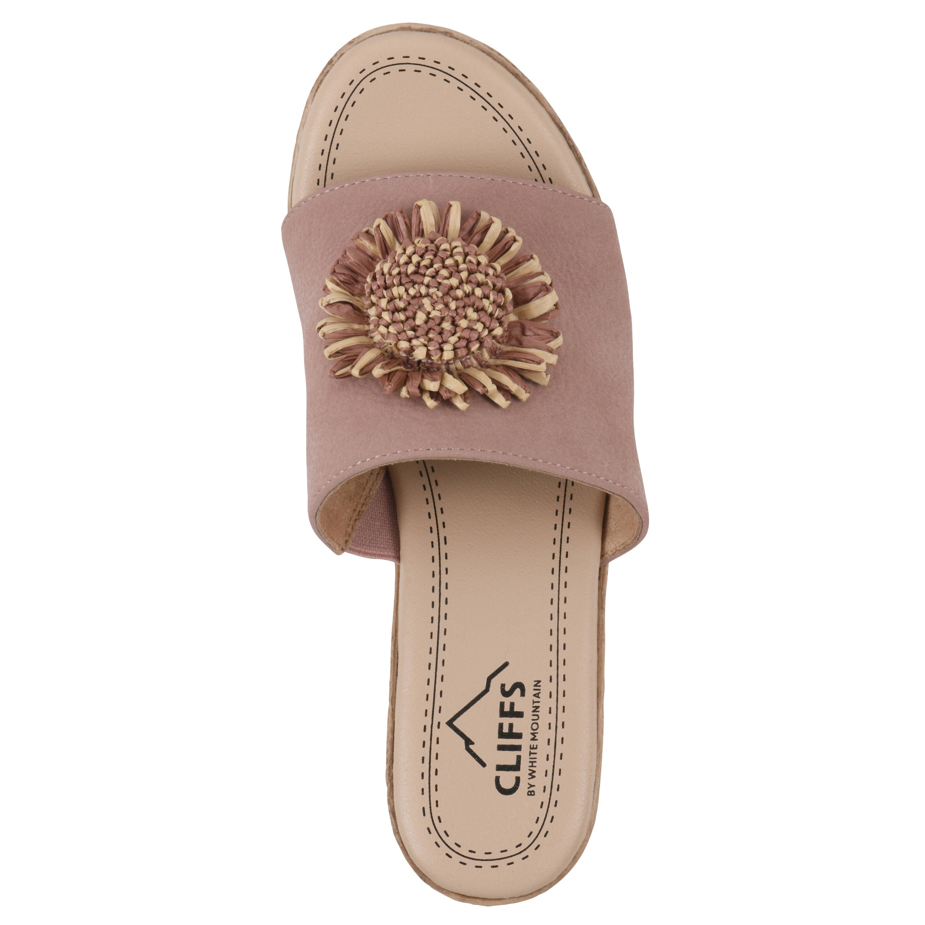 Birkley Wedge Sandal, ROSE TUMBLED NUBUCK, alternate image number 4