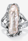 Sterling Silver Genuine Cultured Freshwater Mauve Pearl Ring, PEARL, hi-res image number null