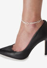 Sterling Silver Multi Heart Ankle Bracelet (7.5Mm), 10 Inches Jewelry, , alternate image number null