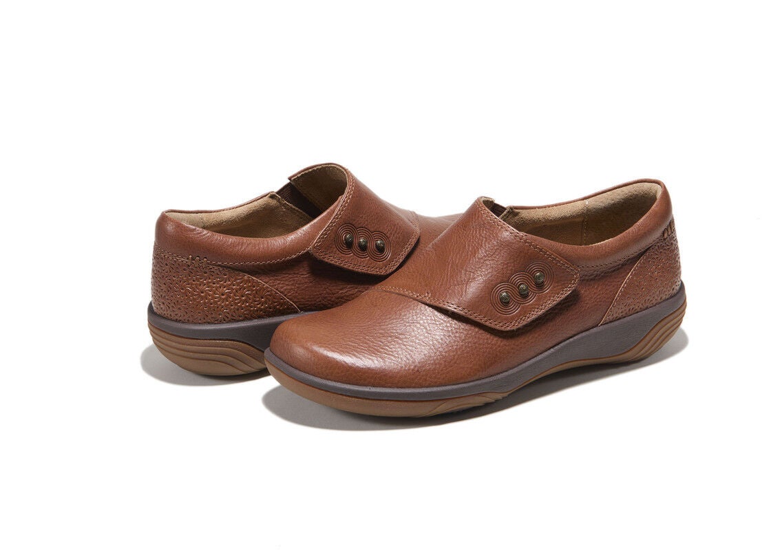 Anna  Slip-On Flat, COGNAC, on-hover image number 1