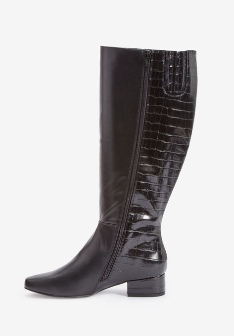 The Emerald Wide Calf Boot, , alternate image number null