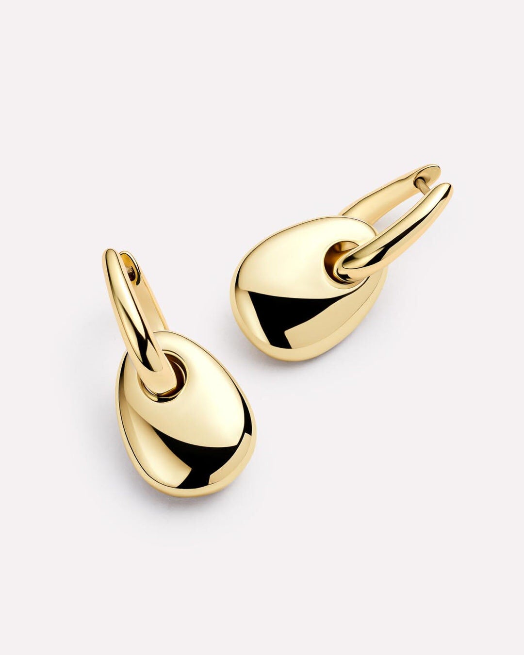 Kayla Gold Drop Earrings, GOLD, alternate image number 4