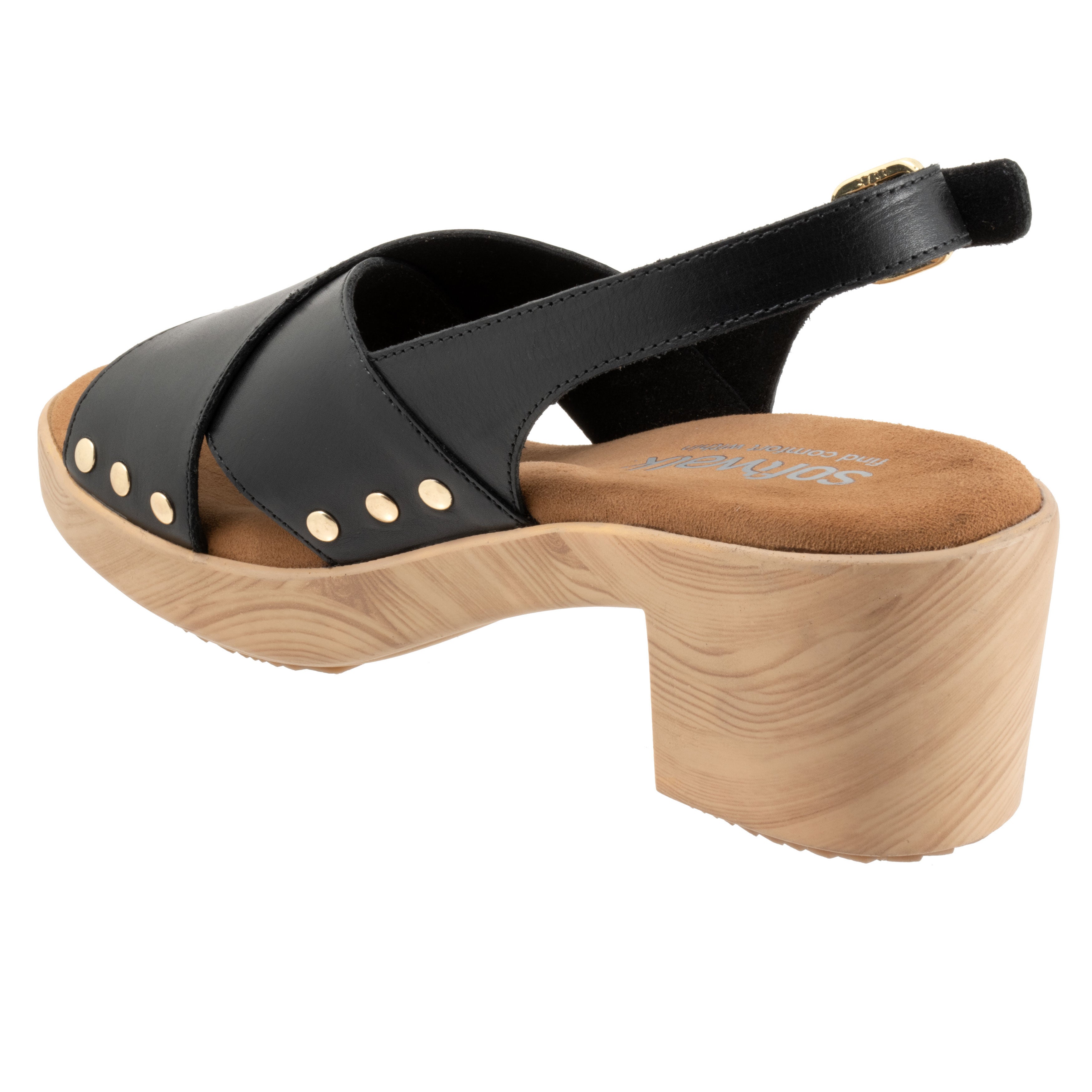 Florence Clog, BLACK, on-hover image number 1