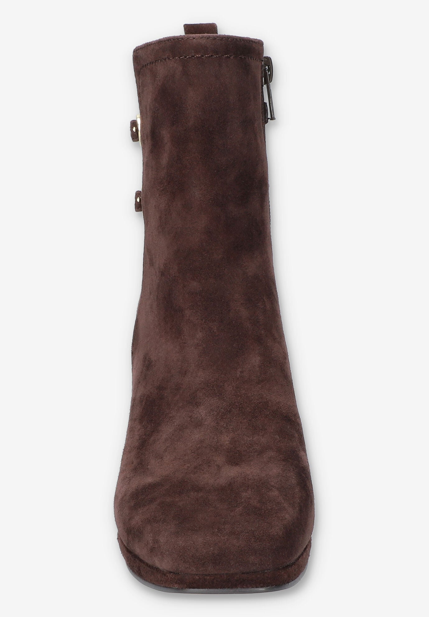Orchard Sqaure Toe Ankle Boot, BROWN SUEDE LEATHER, alternate image number 3