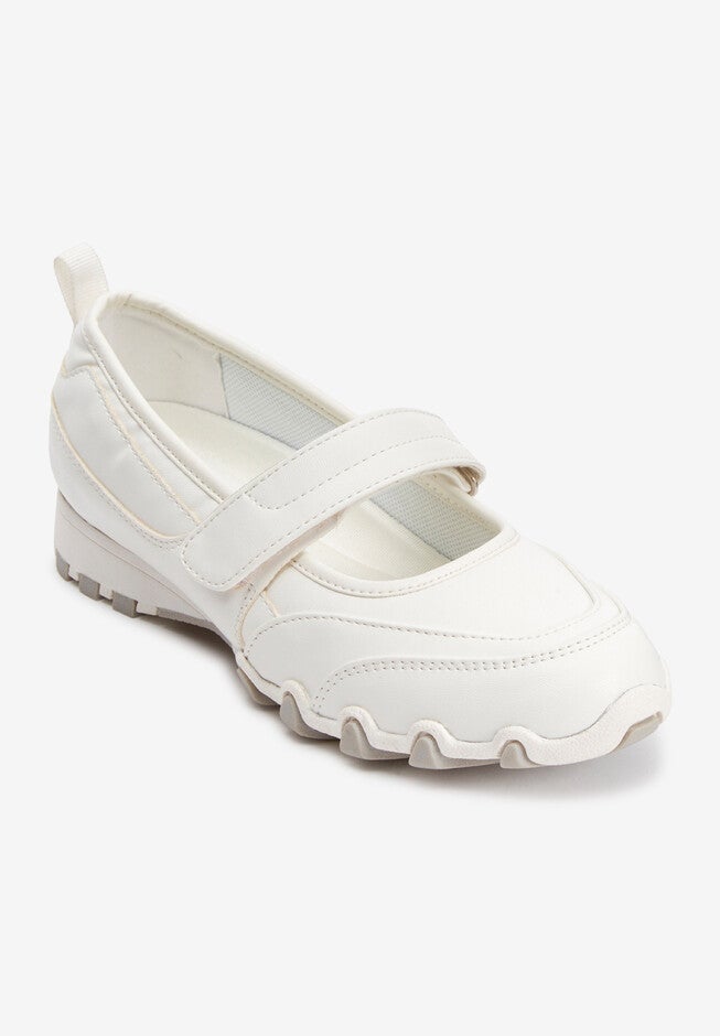 The Basil Sneaker by Comfortview, WHITE, hi-res image number null