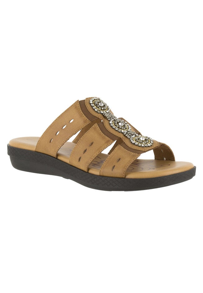 Nori Sandals by Easy Street®, LUGGAGE, hi-res image number null