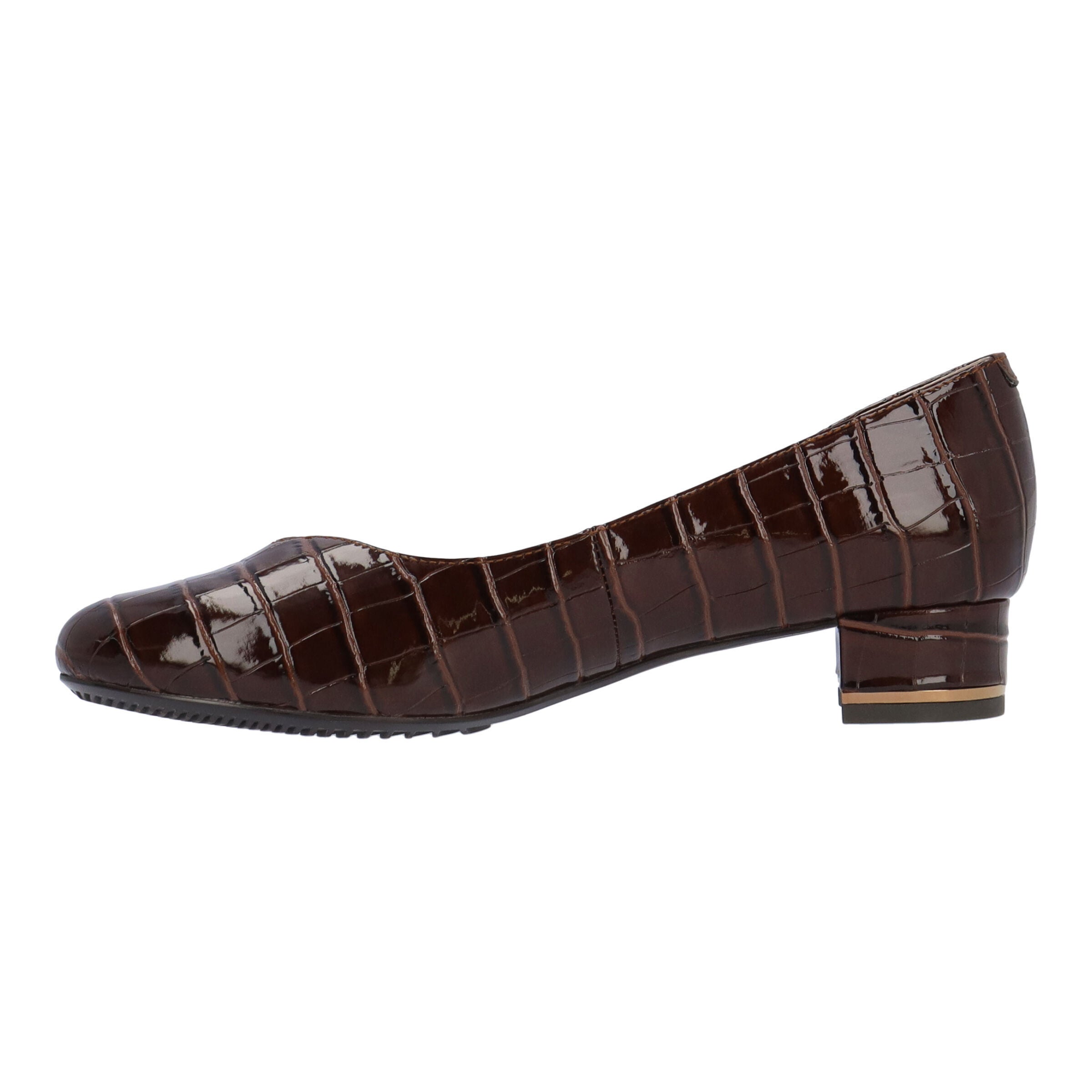 Bambalina Slip-On Pump, BROWN, alternate image number 4
