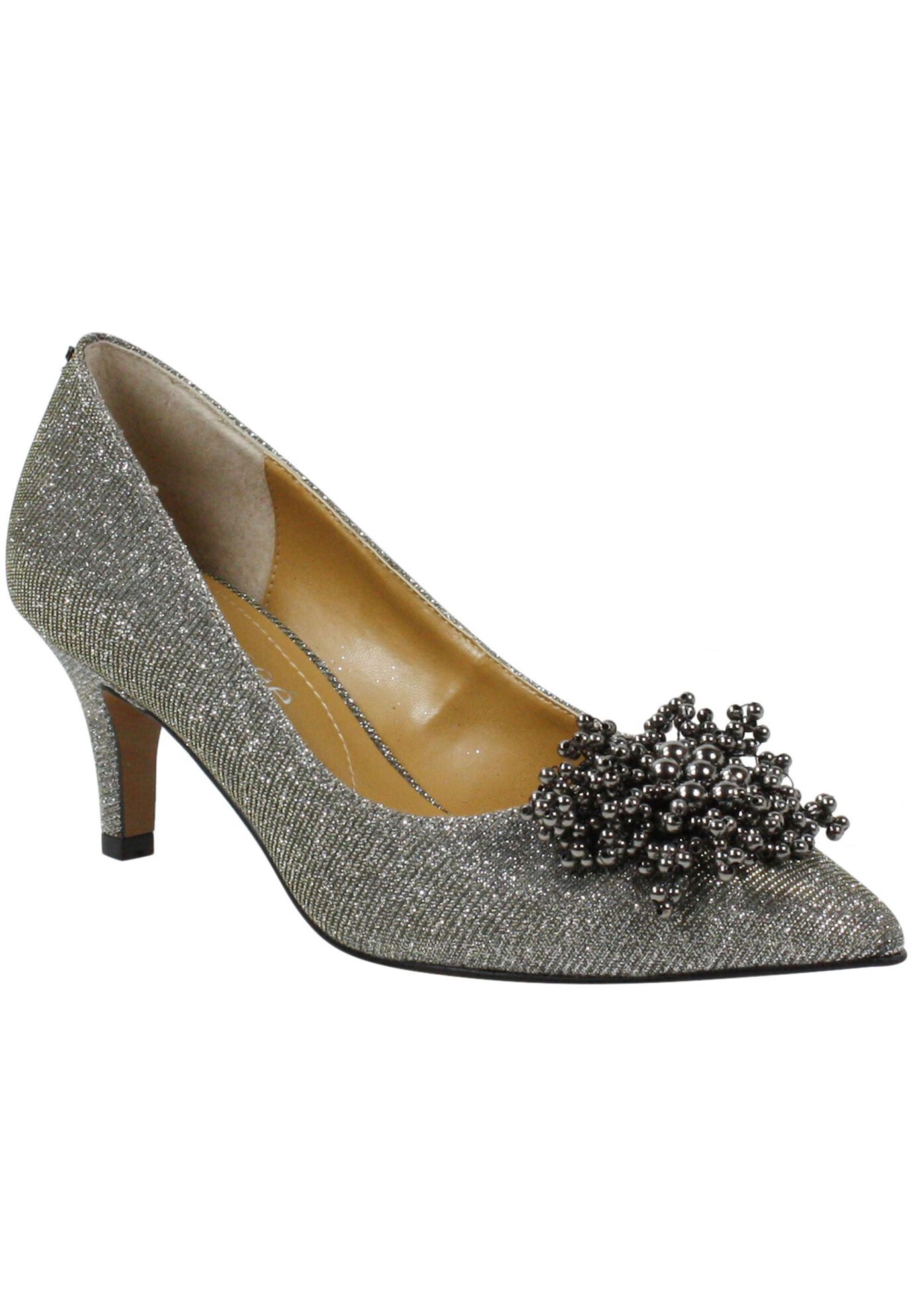 Tacith Pump , PEWTER DANCE GLITTER, hi-res image number 0