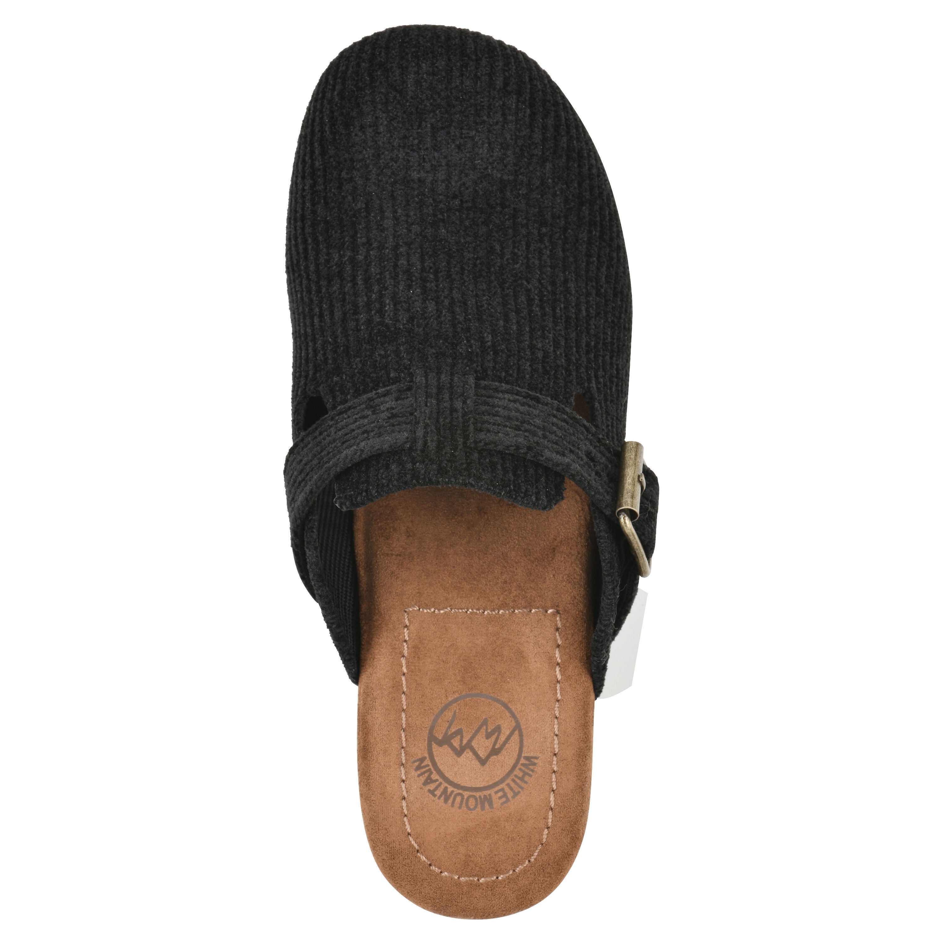 Bistros Platform Clog, BLACK FABRIC, alternate image number 4