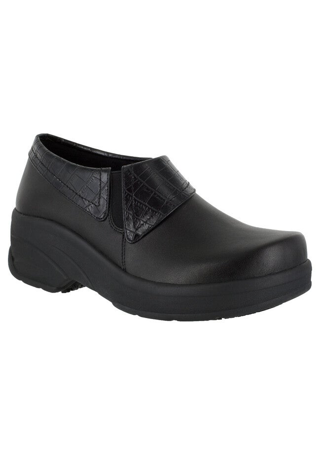 Assist Slip-Ons by Easy Works by Easy Street®, BLACK CROCO, hi-res image number null