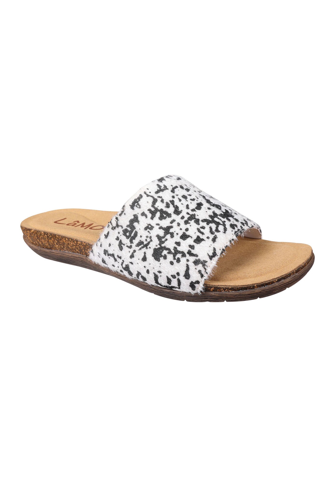 Clea Slide Sandal, BLACK WHITE, hi-res image number 0