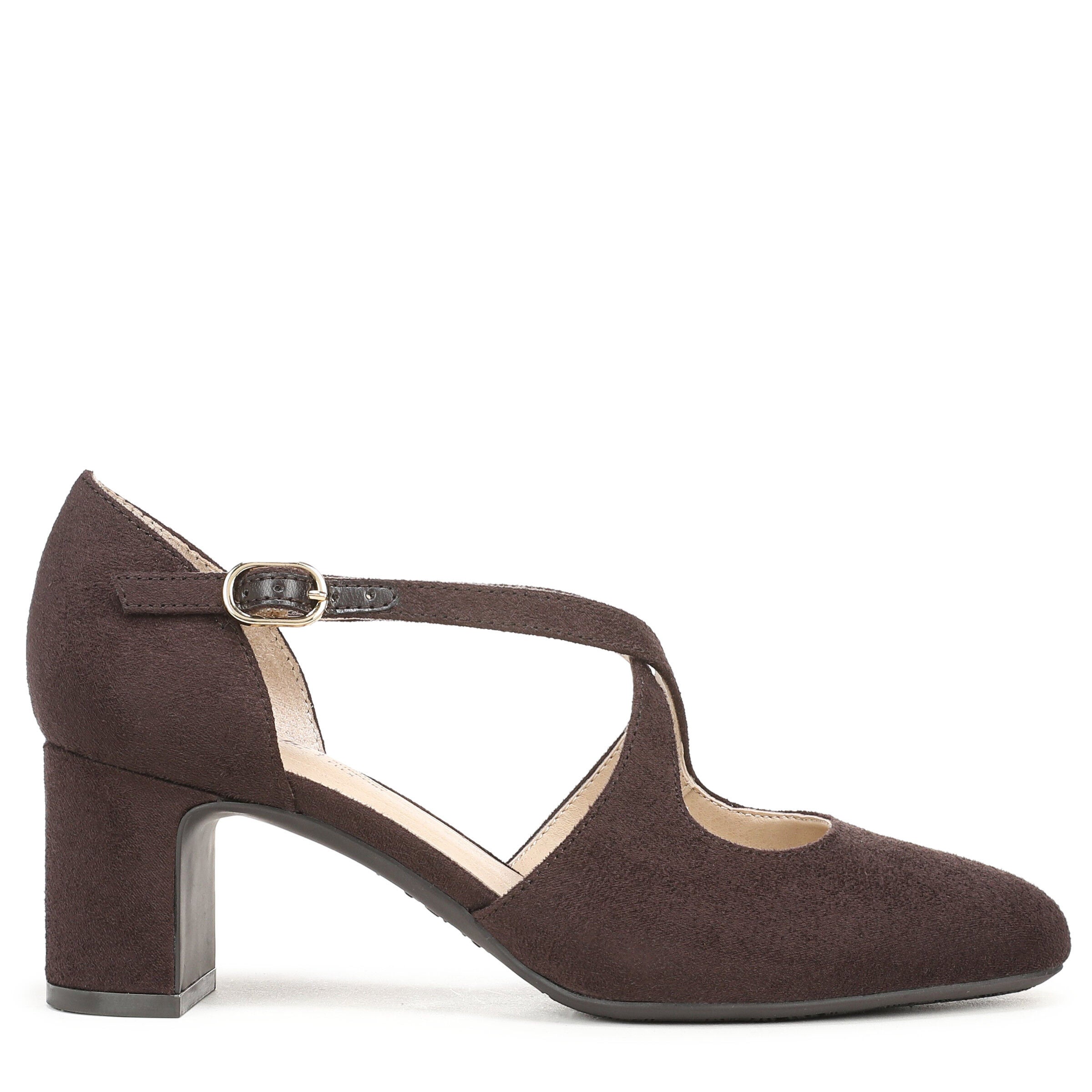 Tracy Strappy Pump, DARK CHOCOLATE, alternate image number 3