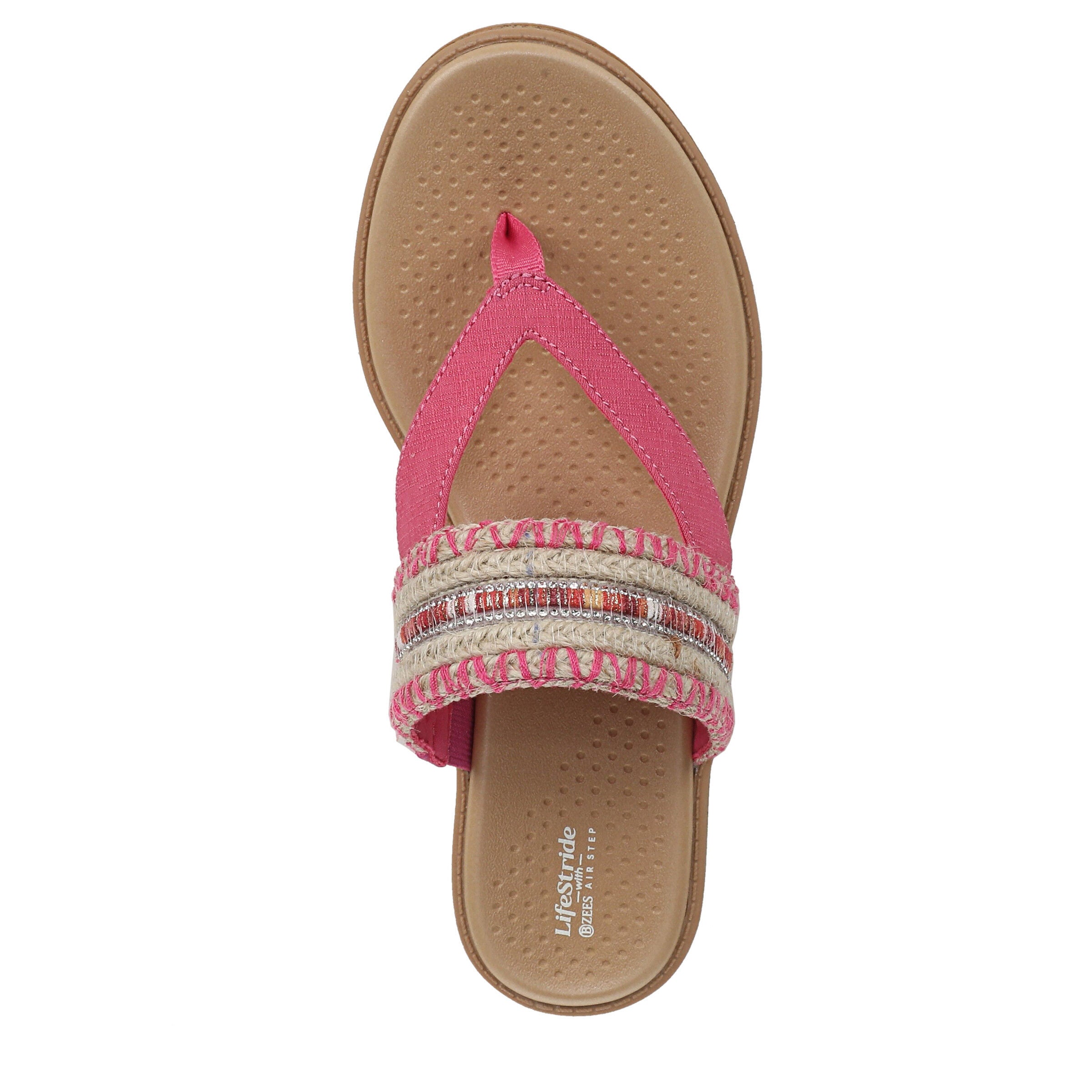 Birdie Wedge Sandal, TAN PINK, alternate image number 6