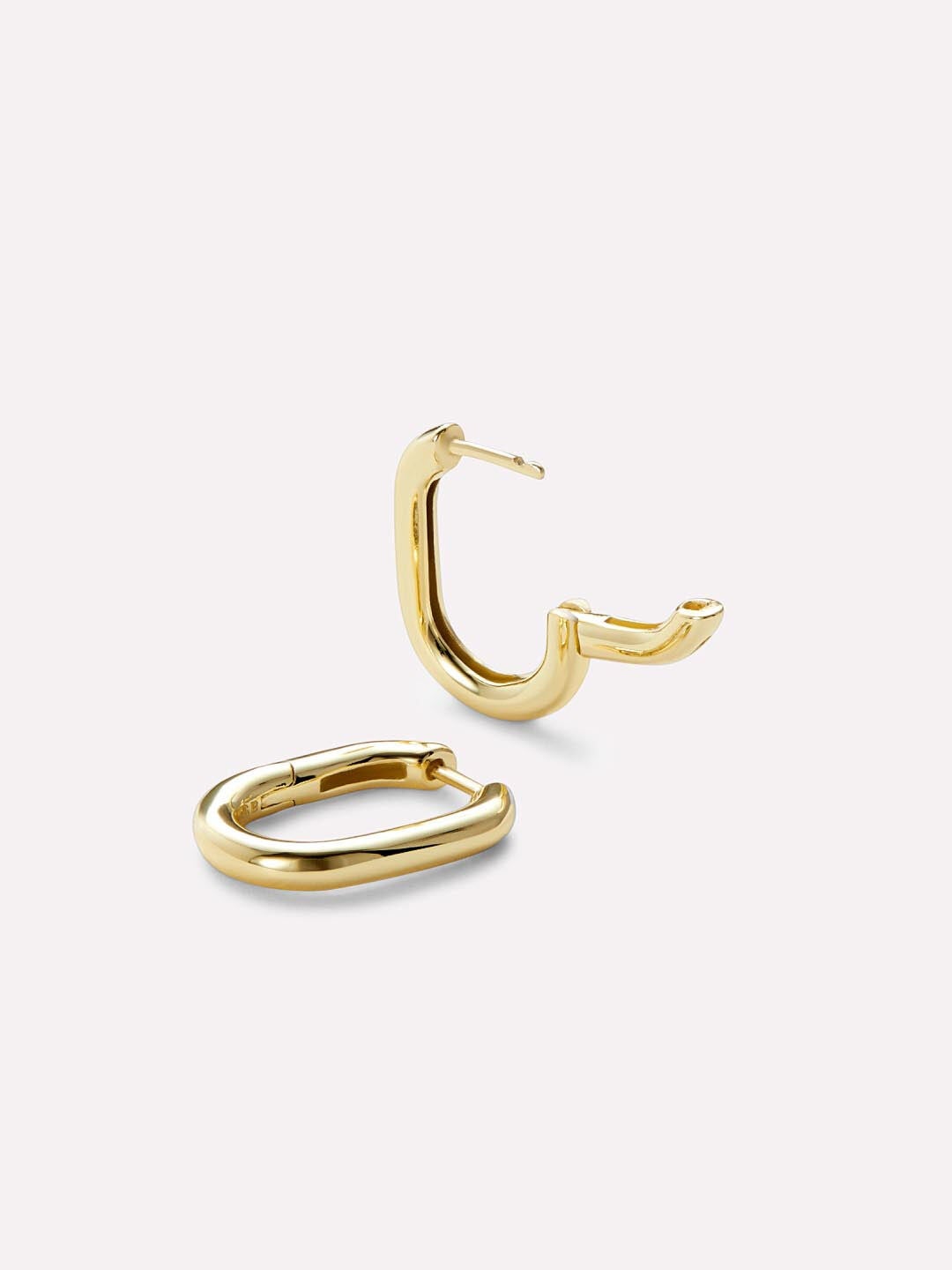 Rox Small Gold Hoop Earrings, GOLD, hi-res image number 0