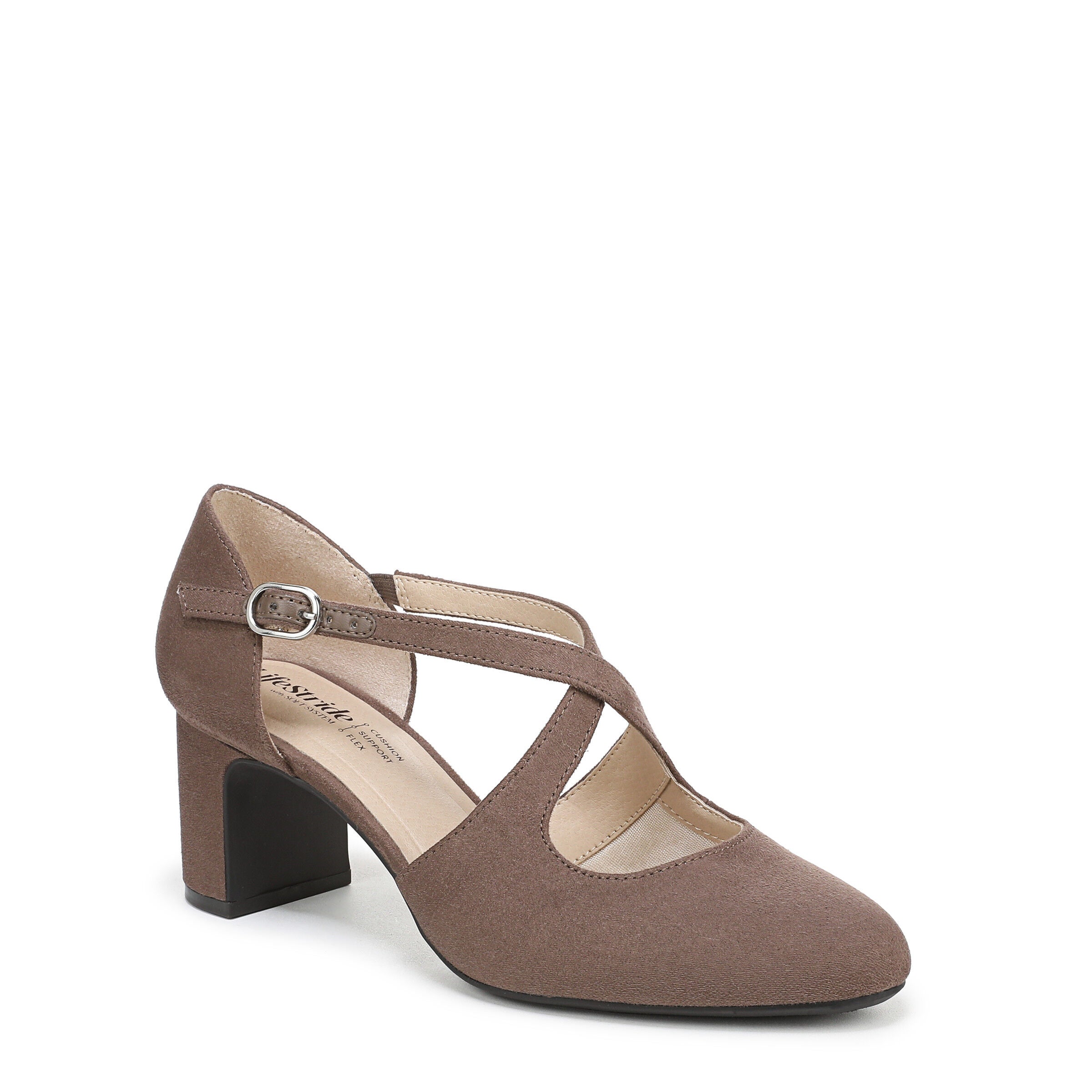 Tracy Strappy Pump, MOCHA MICROFIBER, hi-res image number 0