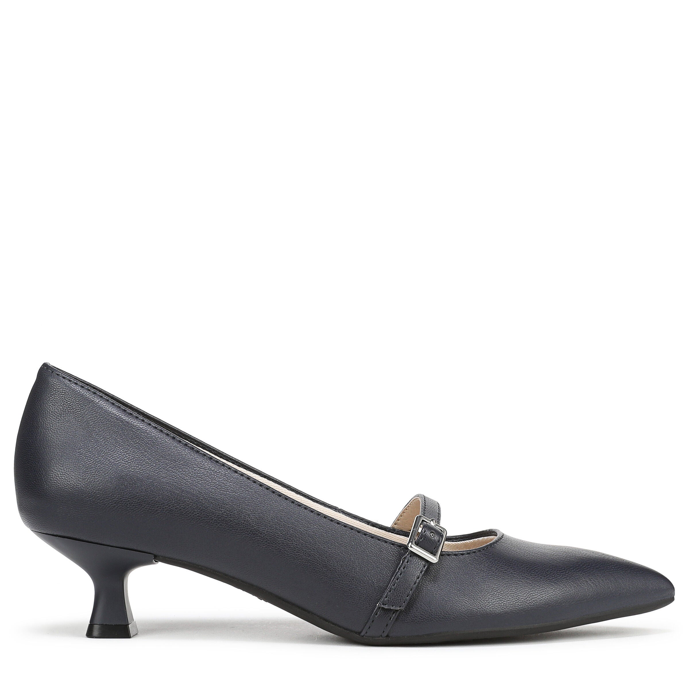 Madelyn Heel, LUX NAVY LEATHER, alternate image number 3