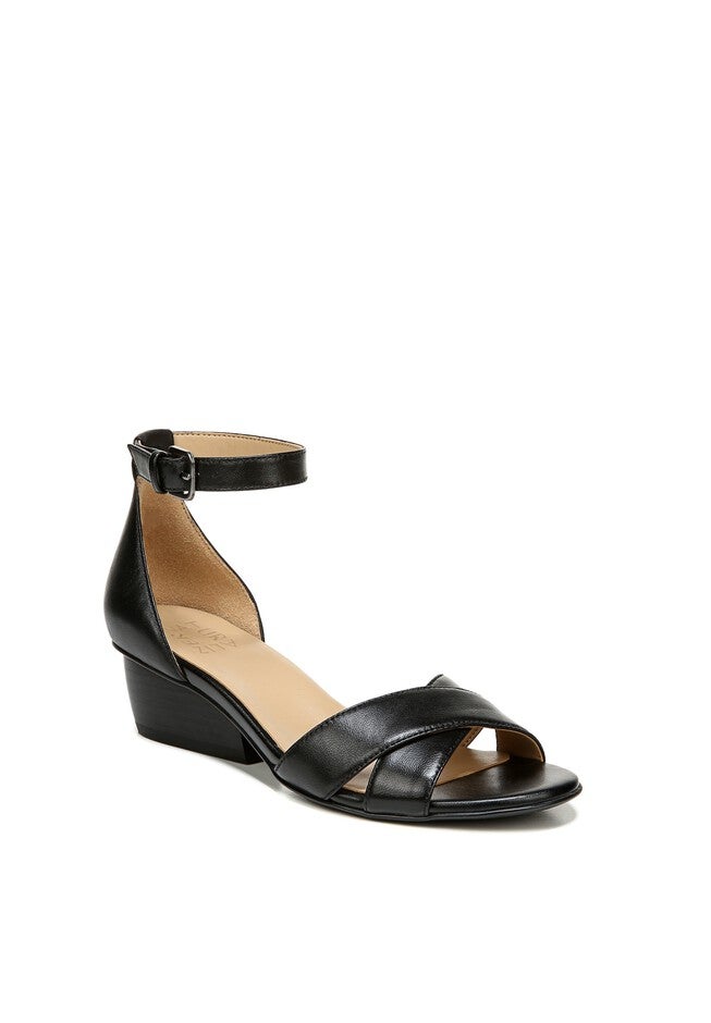 Caine Sandal , BLACK LEATHER, hi-res image number 0