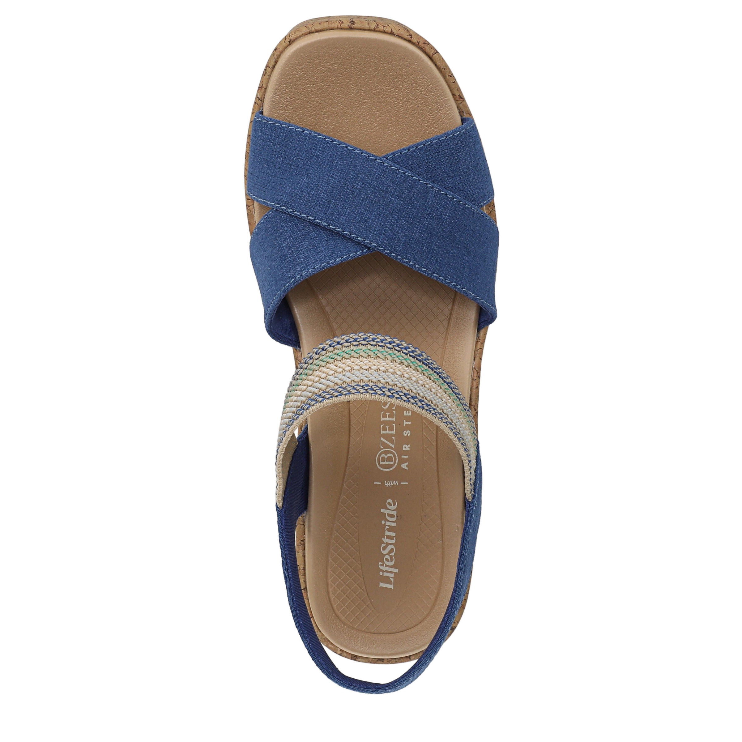 Verity Platform Sandal, DEJA VU BLUE, alternate image number 6