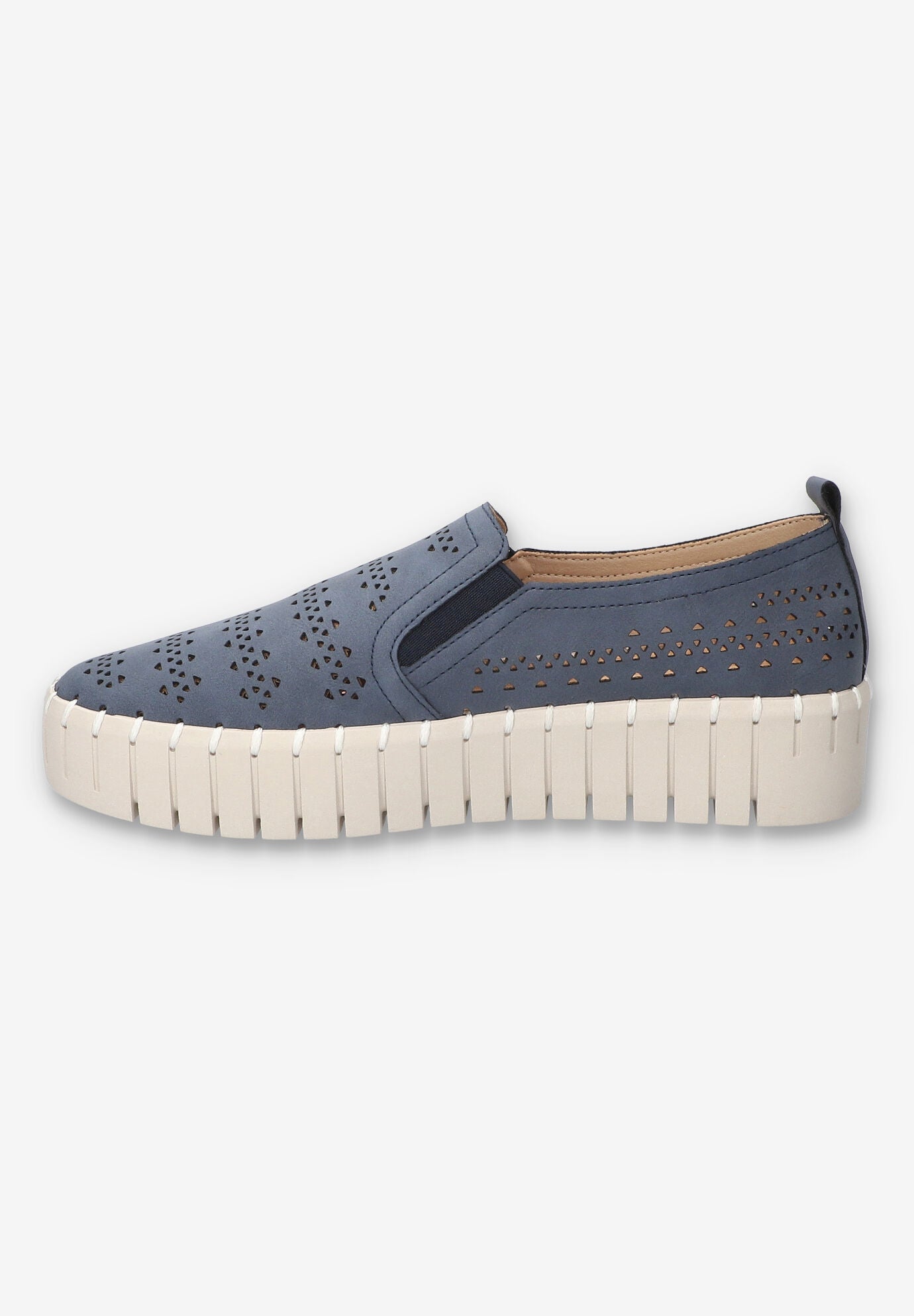Peppy Platform Sneaker, NAVY, alternate image number 4
