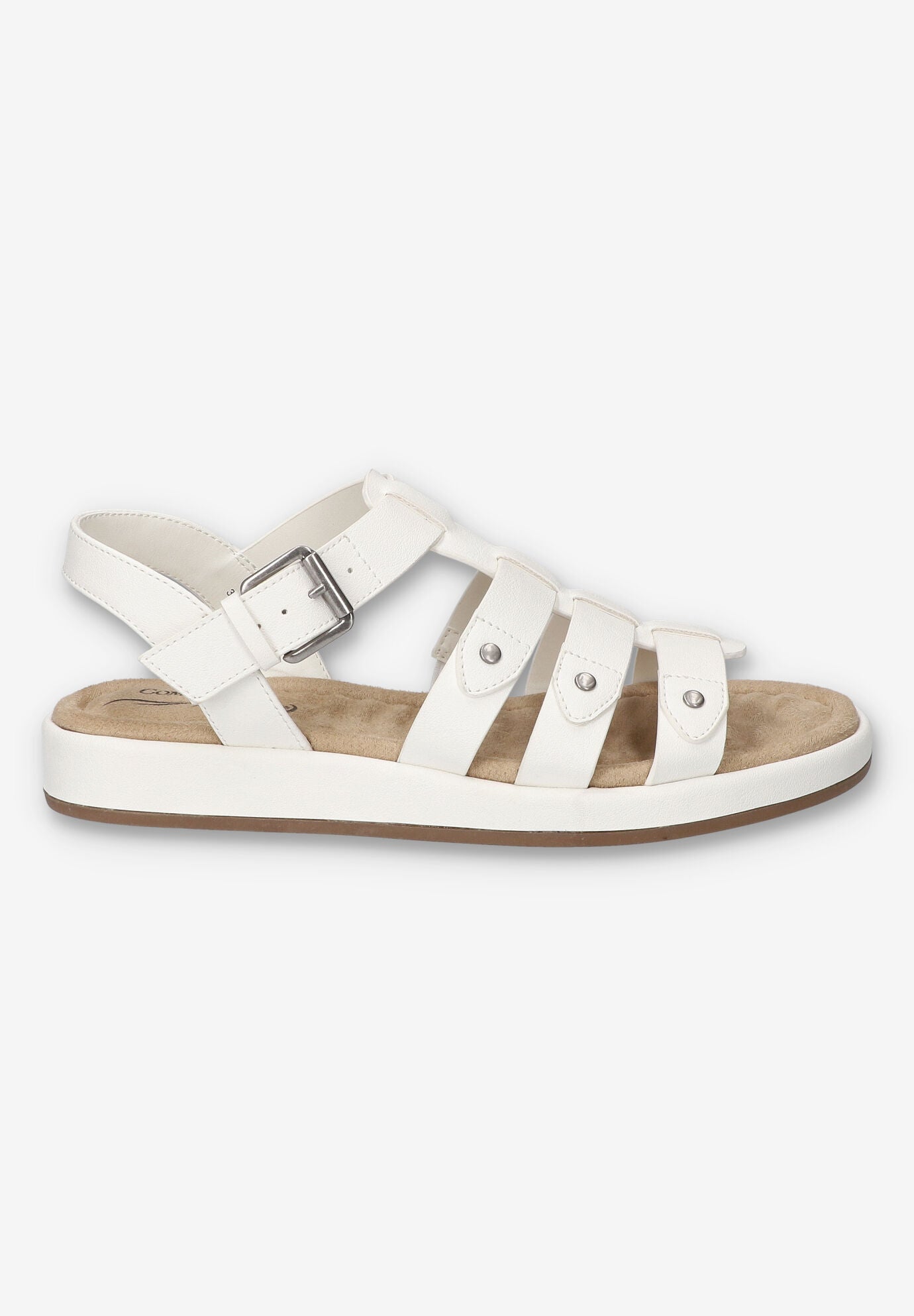 Chirp Gladiator Sandal, WHITE, alternate image number 2
