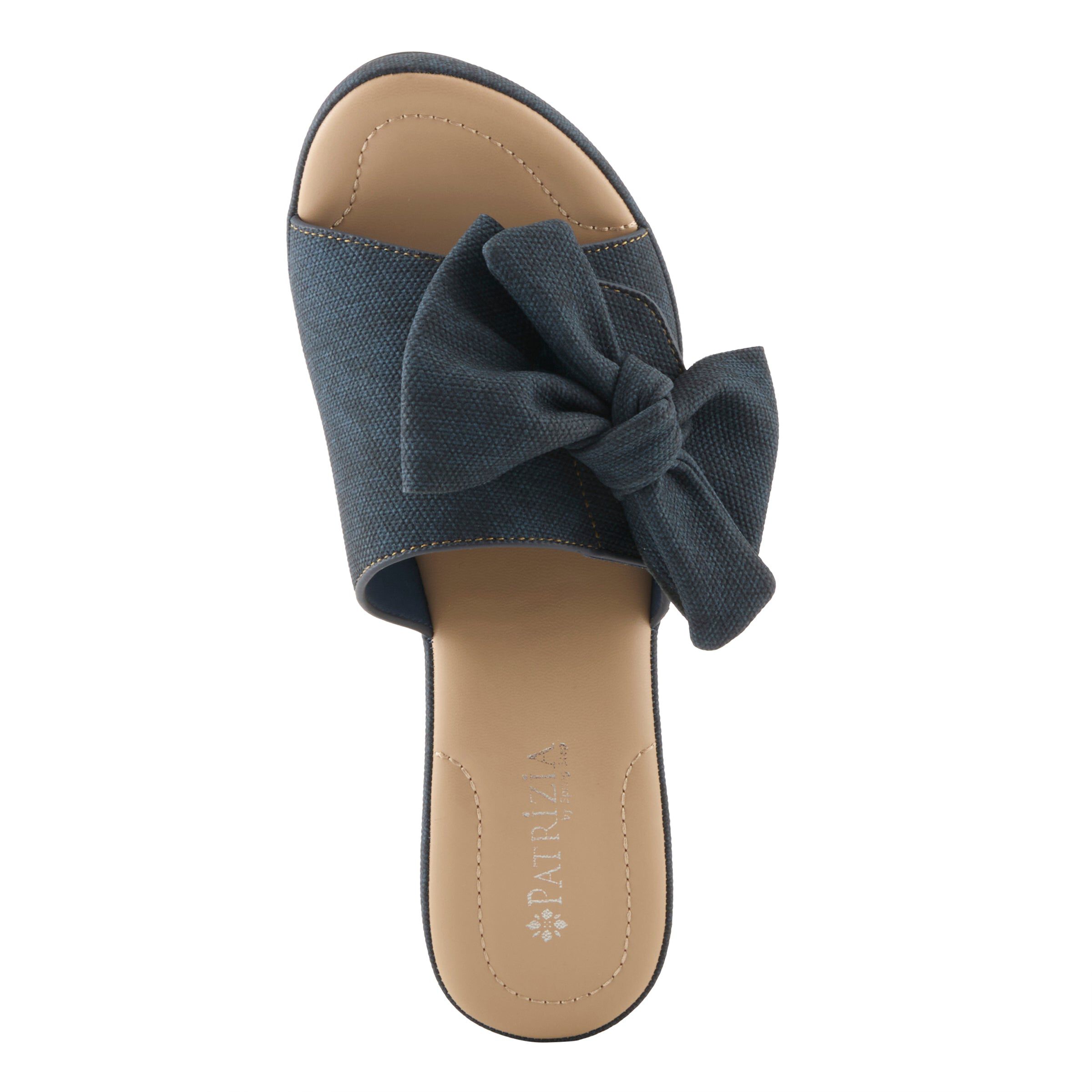 Normajean Slide Sandal, DARK DENIM BLUE, alternate image number 3