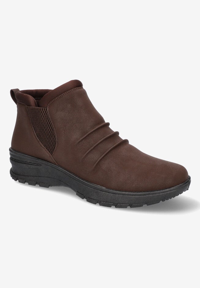Savita Booties, BROWN MATTE, hi-res image number null