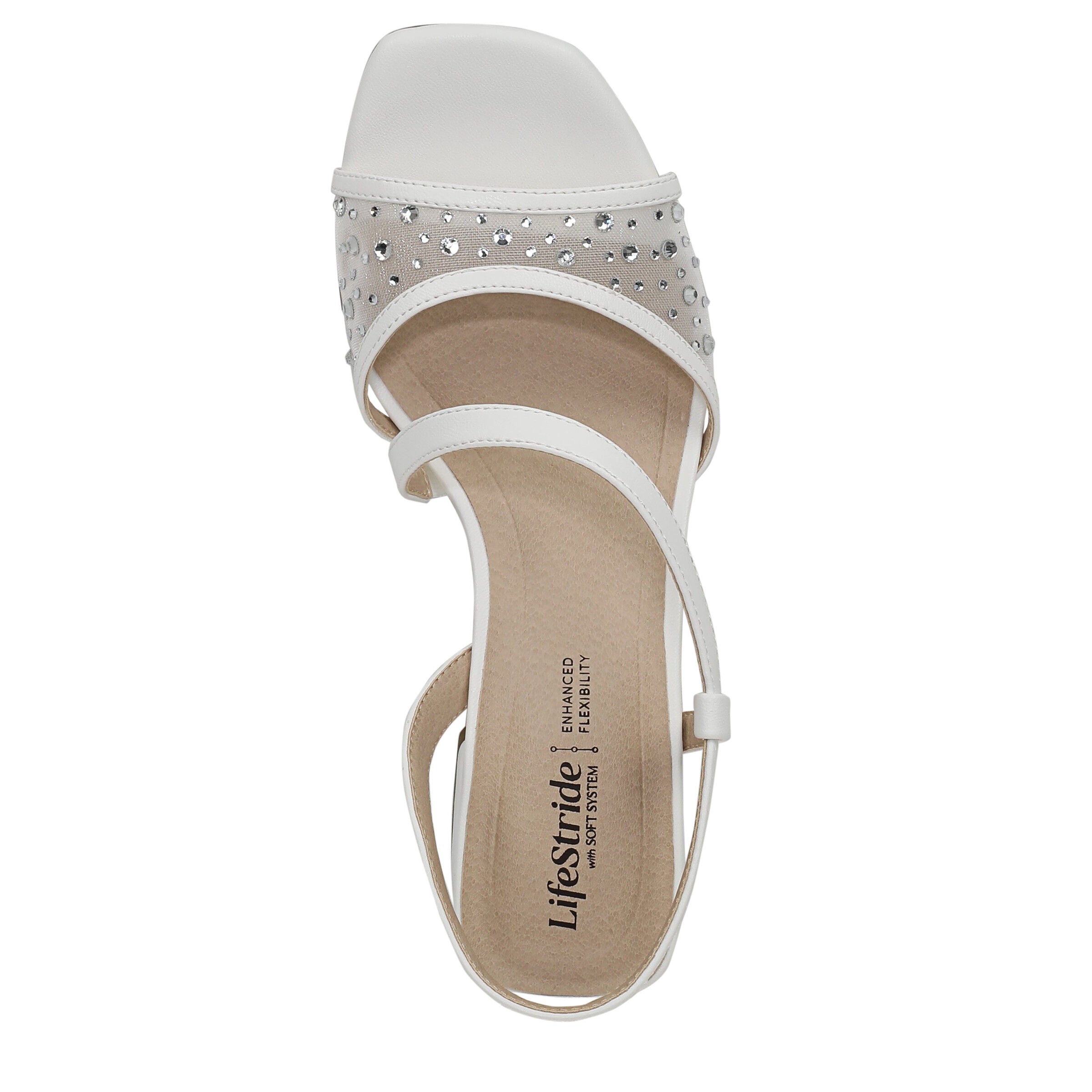 Cheyenne Slingback Sandal, WHITE, alternate image number 6