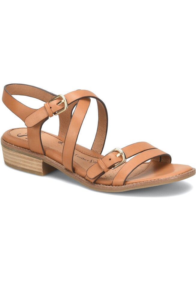 Nadie Ii Sandals, LUGGAGE, hi-res image number 0