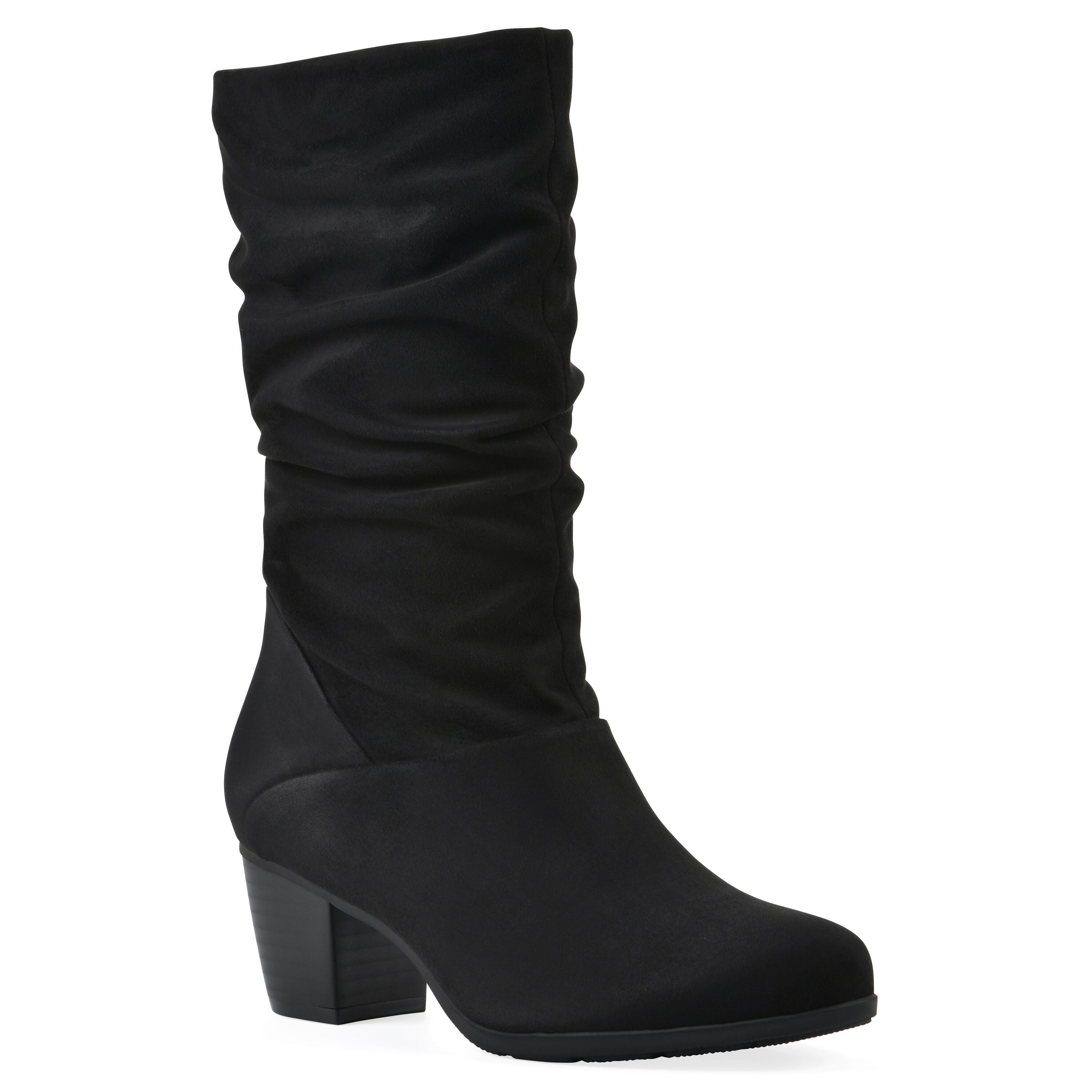 Angelie Mid Shaft Boot, BLACK FABRIC, hi-res image number 0
