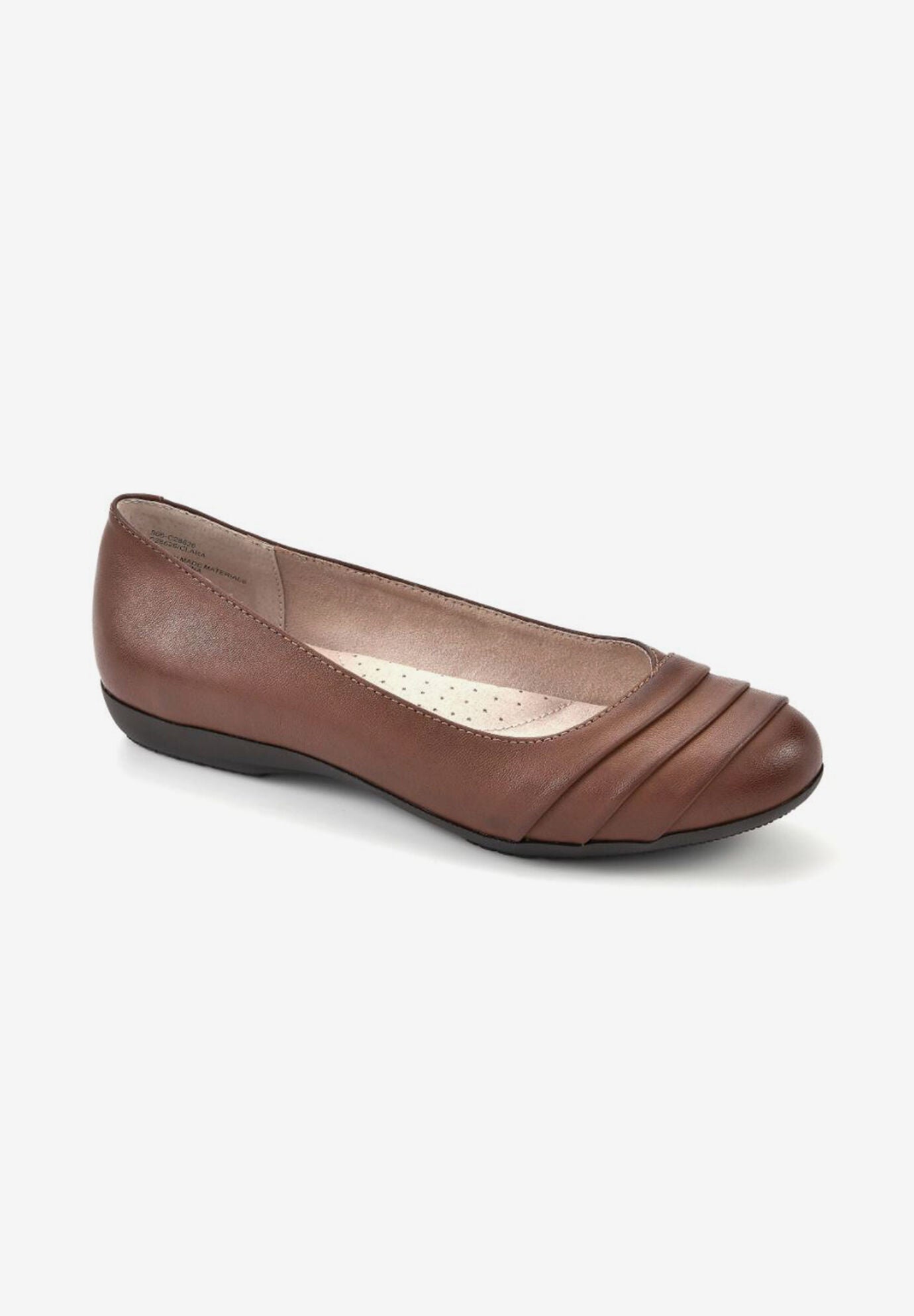 Clara Flat , COGNAC BURNISHED SMOOTH, hi-res image number 0