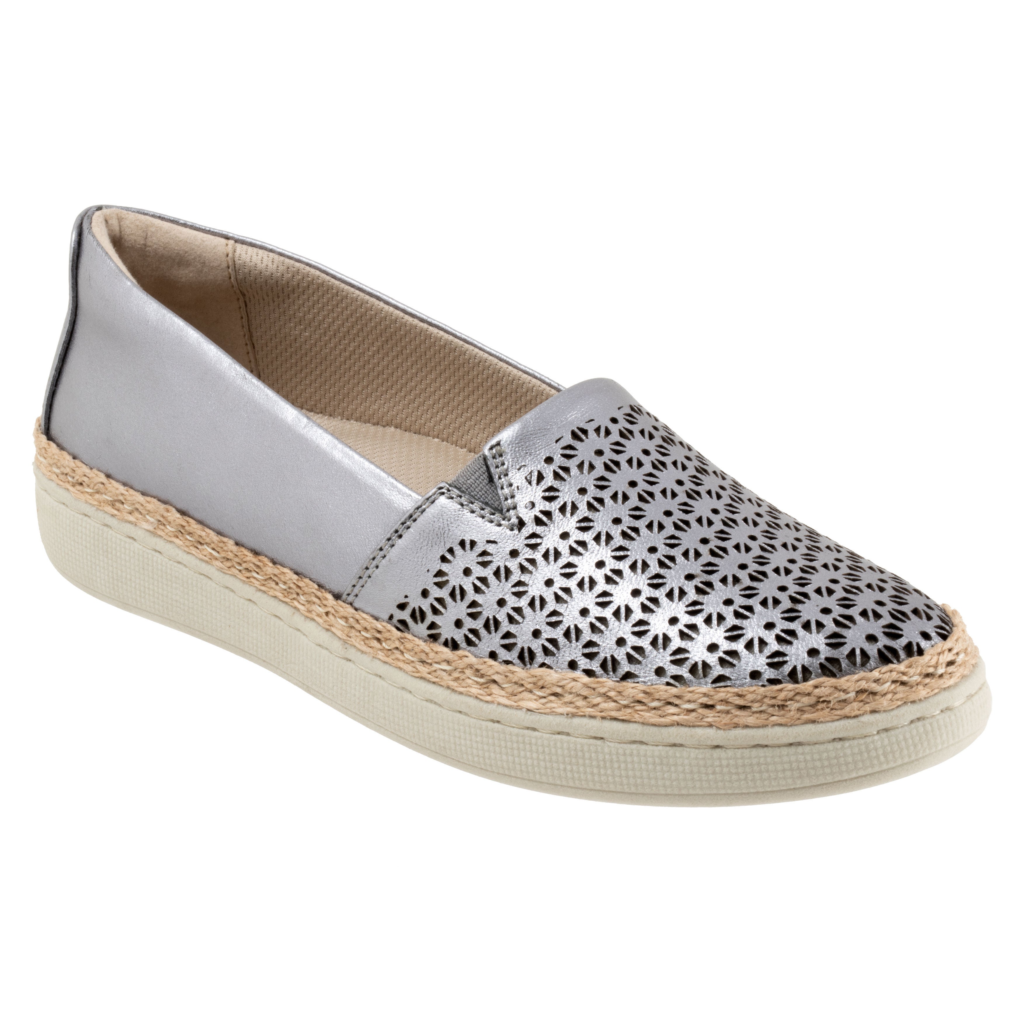 Accent Perf Flat, PEWTER, hi-res image number 0