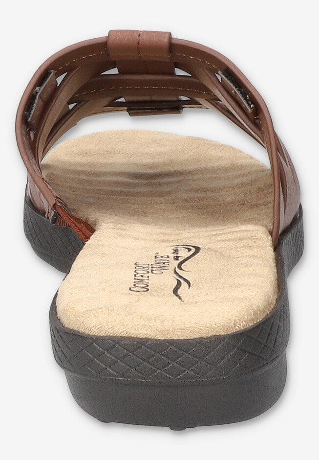 Maha Comfort Slide Sandal, TAN, alternate image number 3
