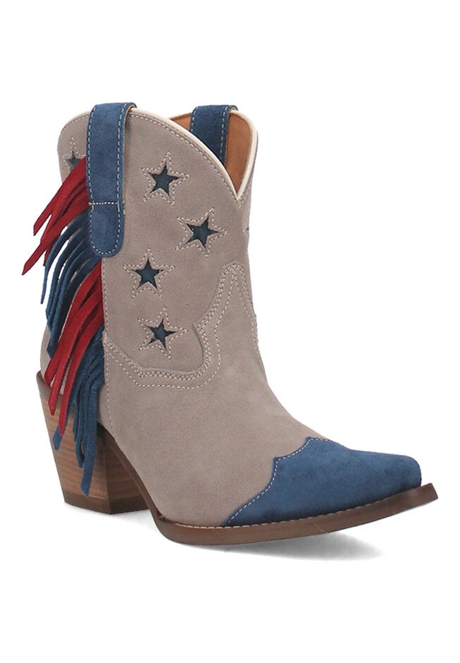 Glory Mid Calf Western Boot, GREY, hi-res image number null