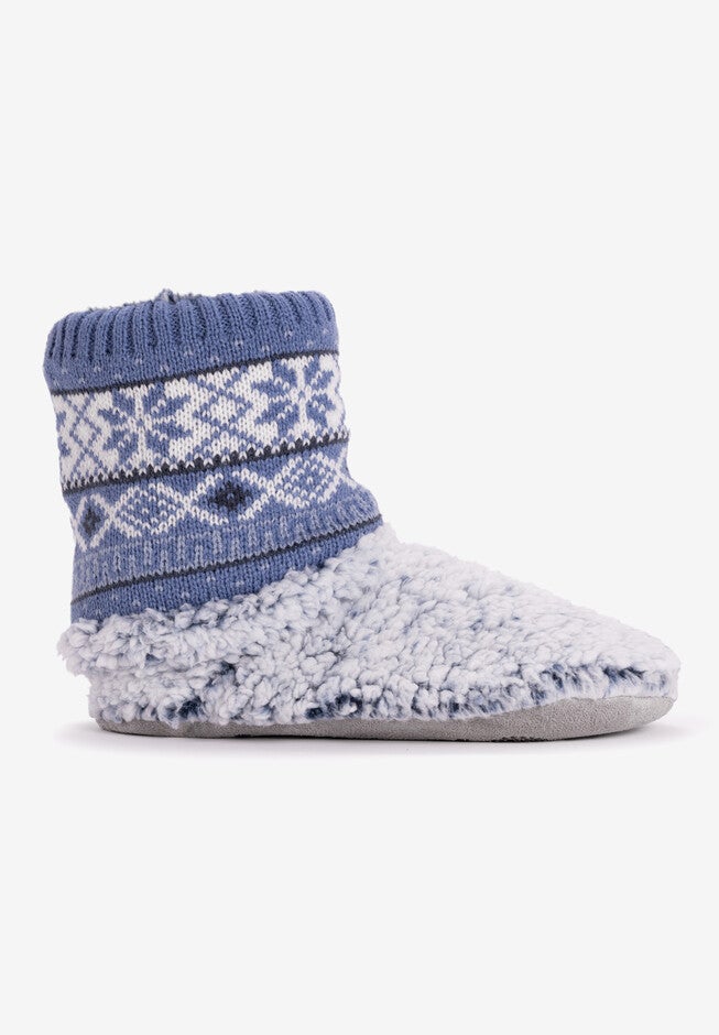 Foldover Knit Slipper, , alternate image number 5