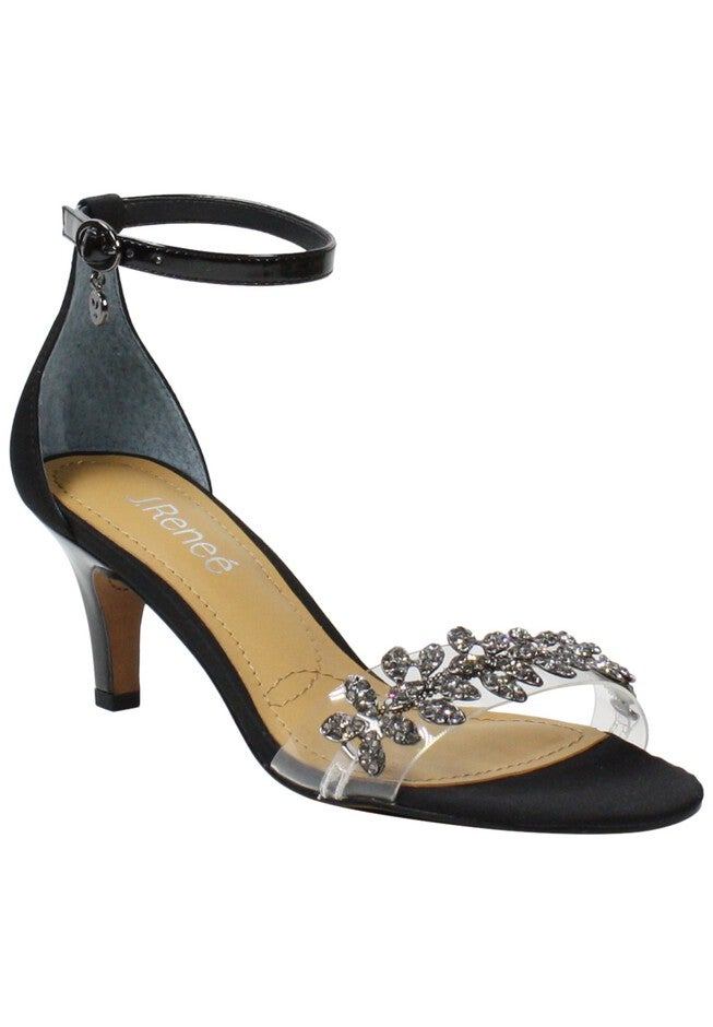Hartleigh Sandals , BLACK SATIN, hi-res image number 0